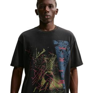 Nike Men's M90 Summit Hoop Basketball T-Shirt - BLACK