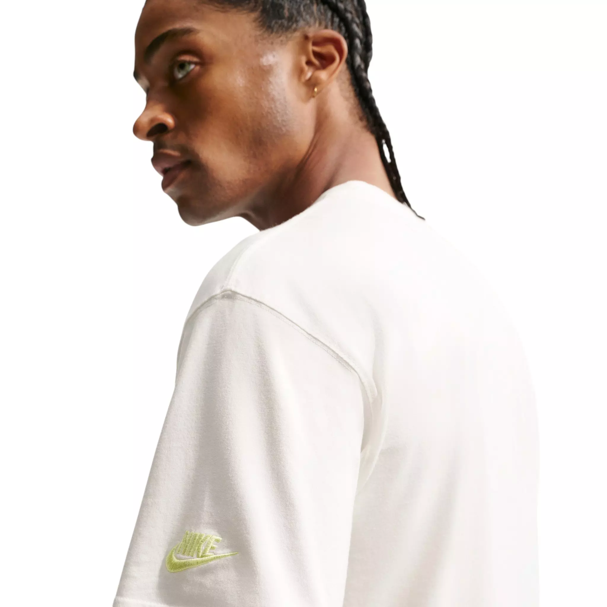 Nike Men's M90 Summit Hoop Basketball T-Shirt - WHITE