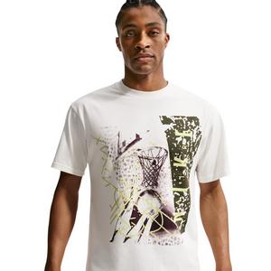 Nike Men's M90 Summit Hoop Basketball T-Shirt - WHITE