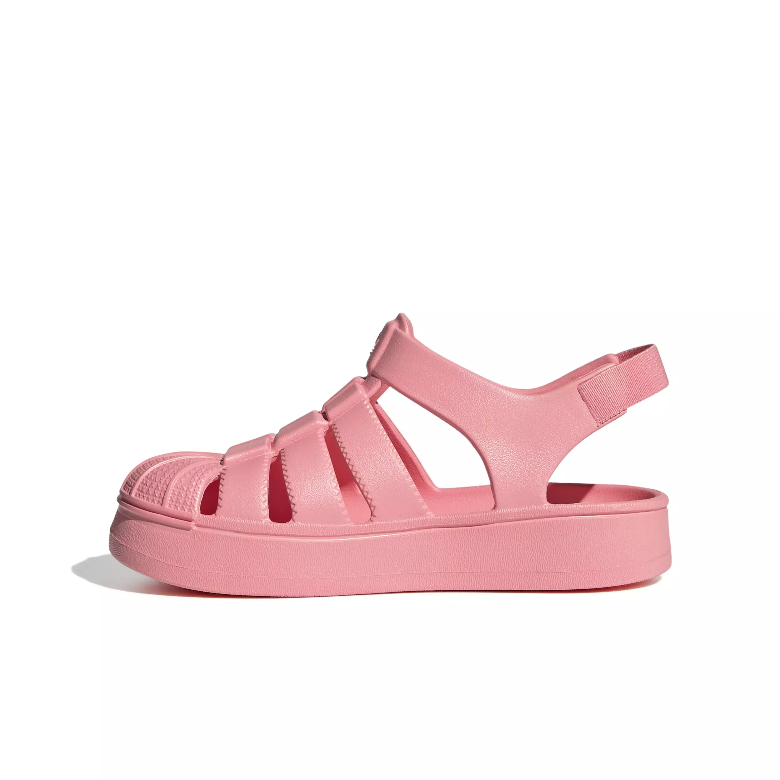 adidas Originals Superstar "Semi Pink Spark/Semi Pink Spark" Preschool Girls' Sandal - PINK/PINK/PINK