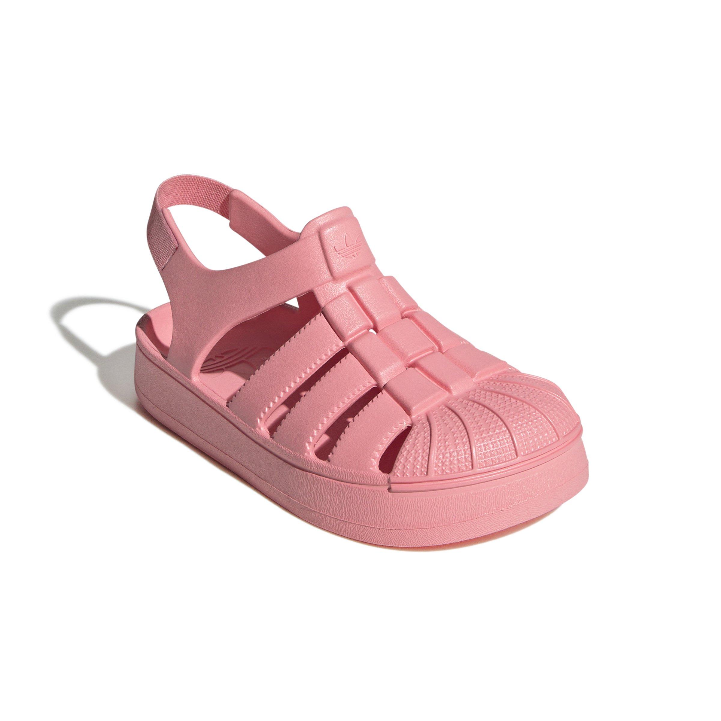 adidas Originals Superstar Preschool Girls' "Semi Pink Spark/Semi Pink Spark" Sandal