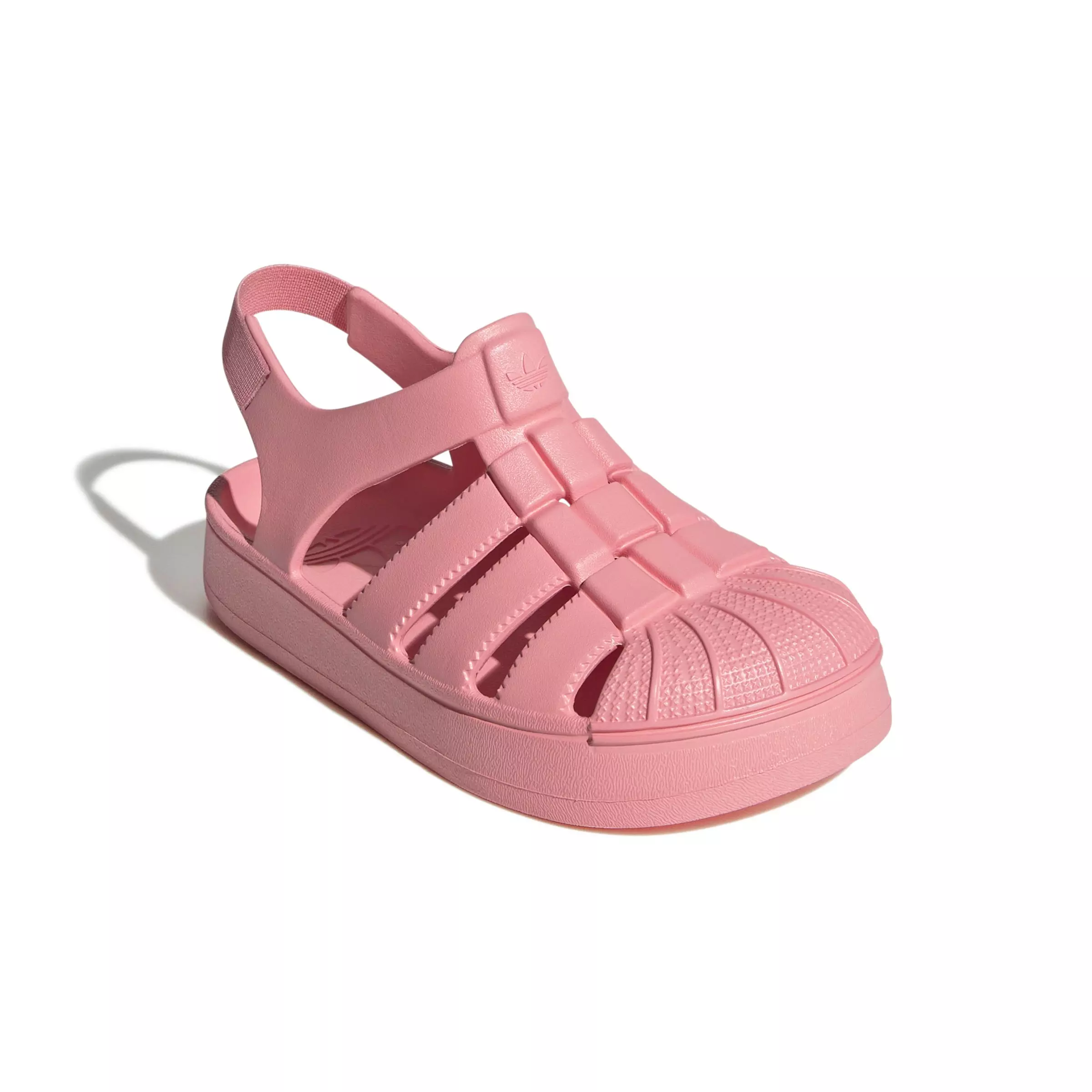 adidas Originals Superstar "Semi Pink Spark/Semi Pink Spark" Preschool Girls' Sandal - PINK/PINK/PINK
