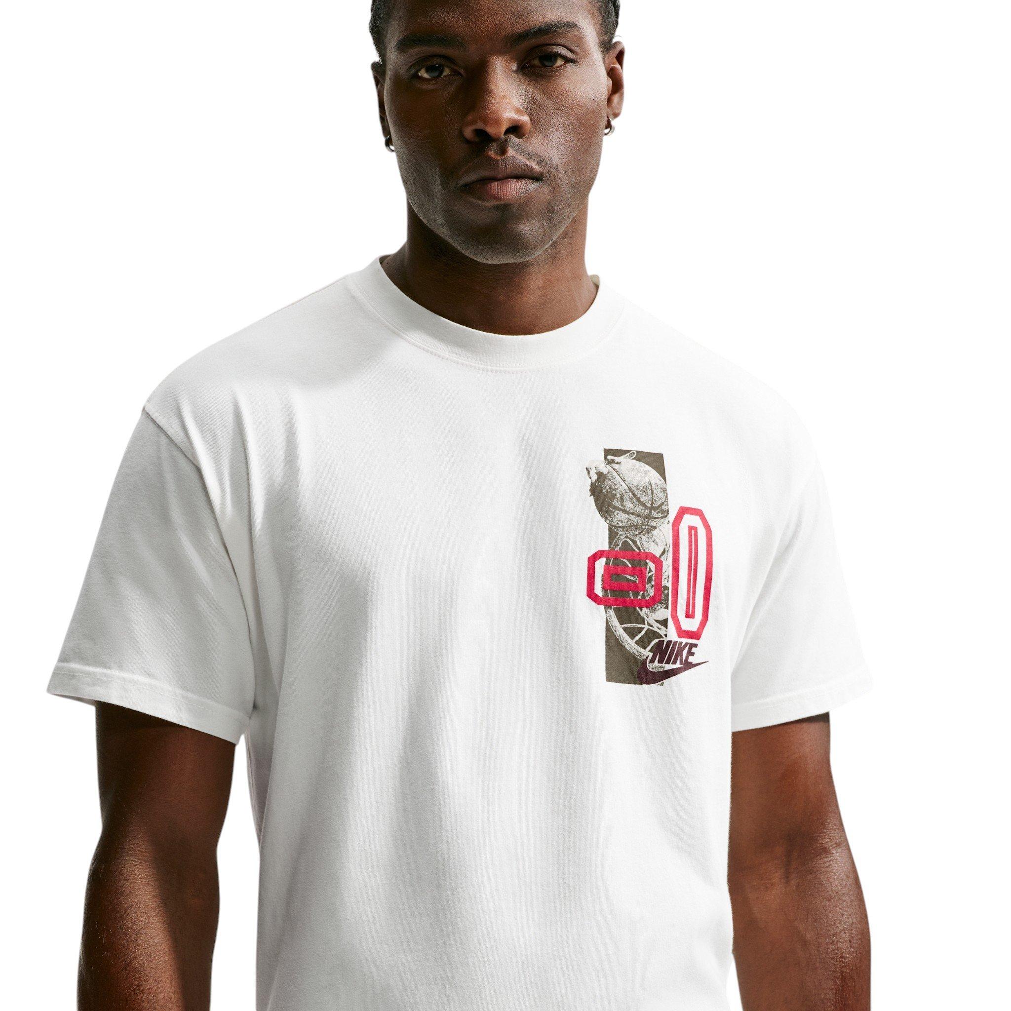 Nike Men's M90 Buckets Basketball T-Shirt - WHITE