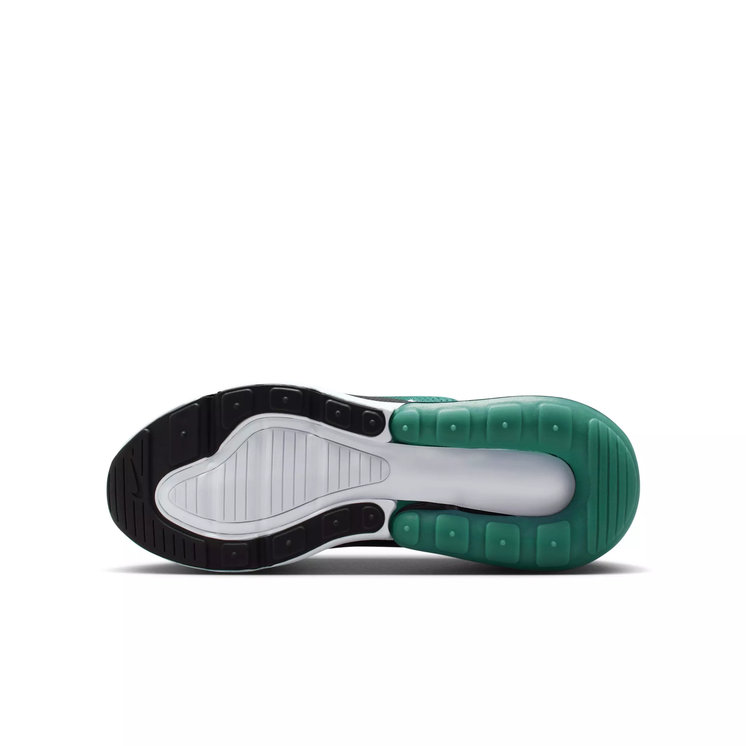 Nike Air Max 270 "Black/Evergreen Aura/Deep Night/White" Grade School Boys' Shoe - BLACK/EVERGREEN/NIGHT/WHITE