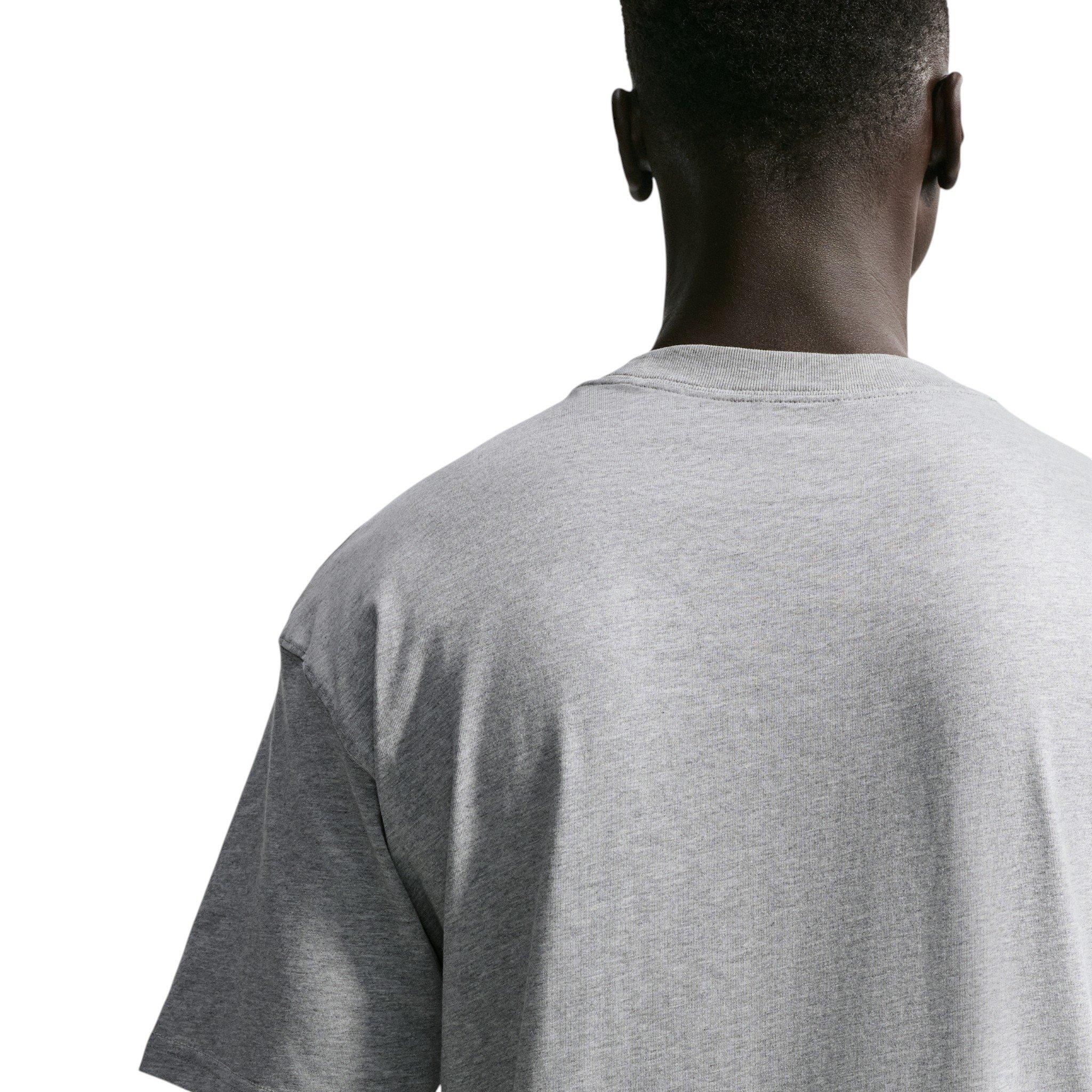 Nike Men's Standard Issue Dri-FIT Basketball T-Shirt - GREY Thumbnail View 2