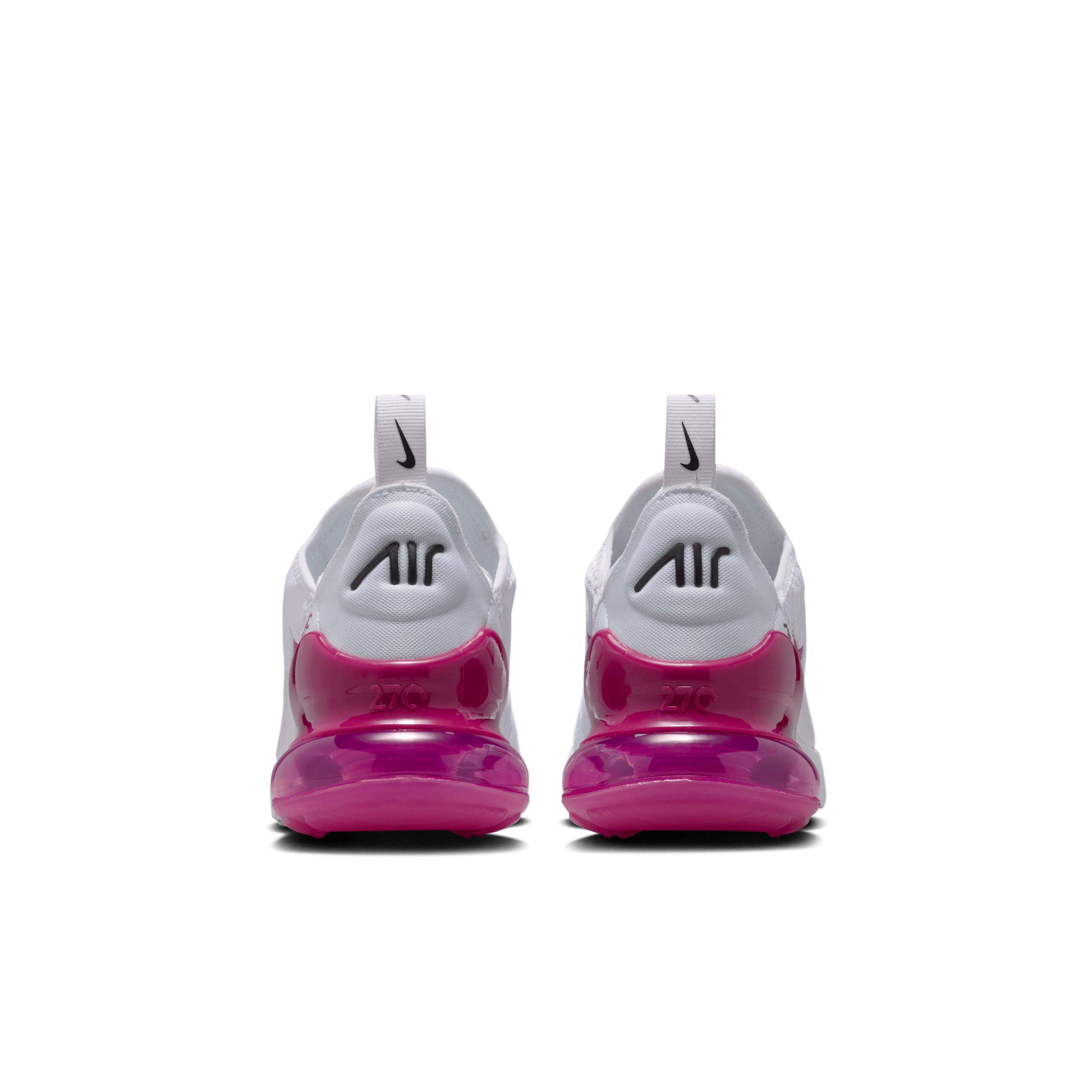 Nike Air Max 270 Grade School Girls' "White/Black/Sweet Beet" Shoe