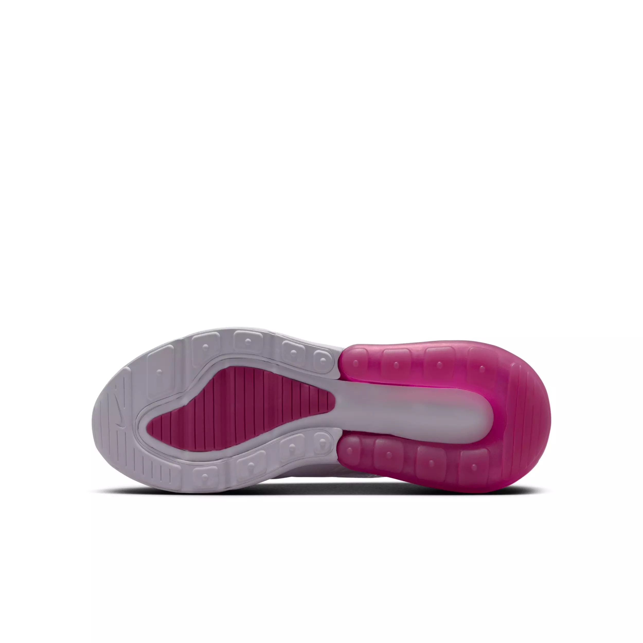 Nike Air Max 270 "White/Black/Sweet Beet" Grade School Girls' Shoe - WHITE/BLACK/BEET