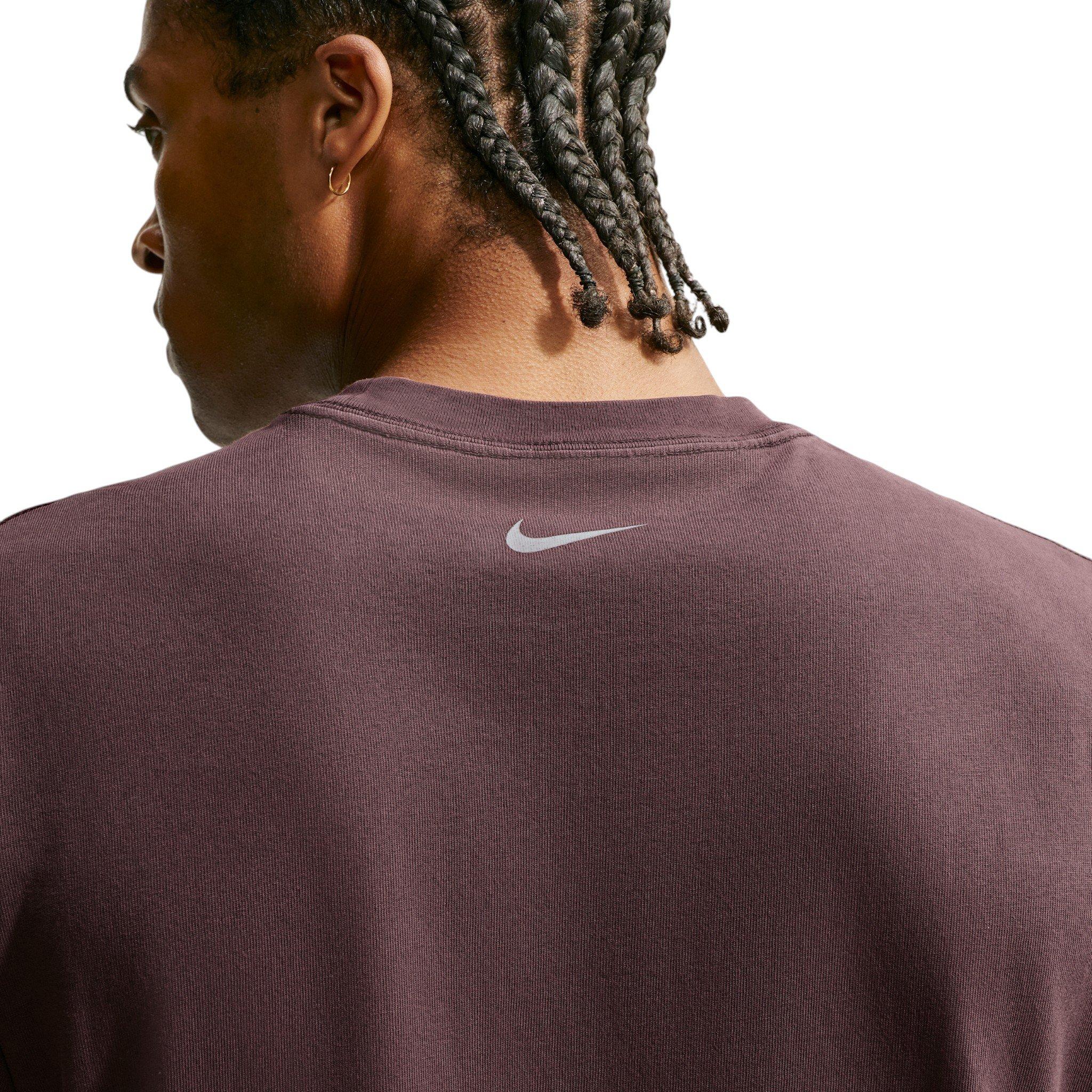 Nike Men's Ja Nightmare Basketball T-Shirt - Burgundy Crush - BURGUNDY