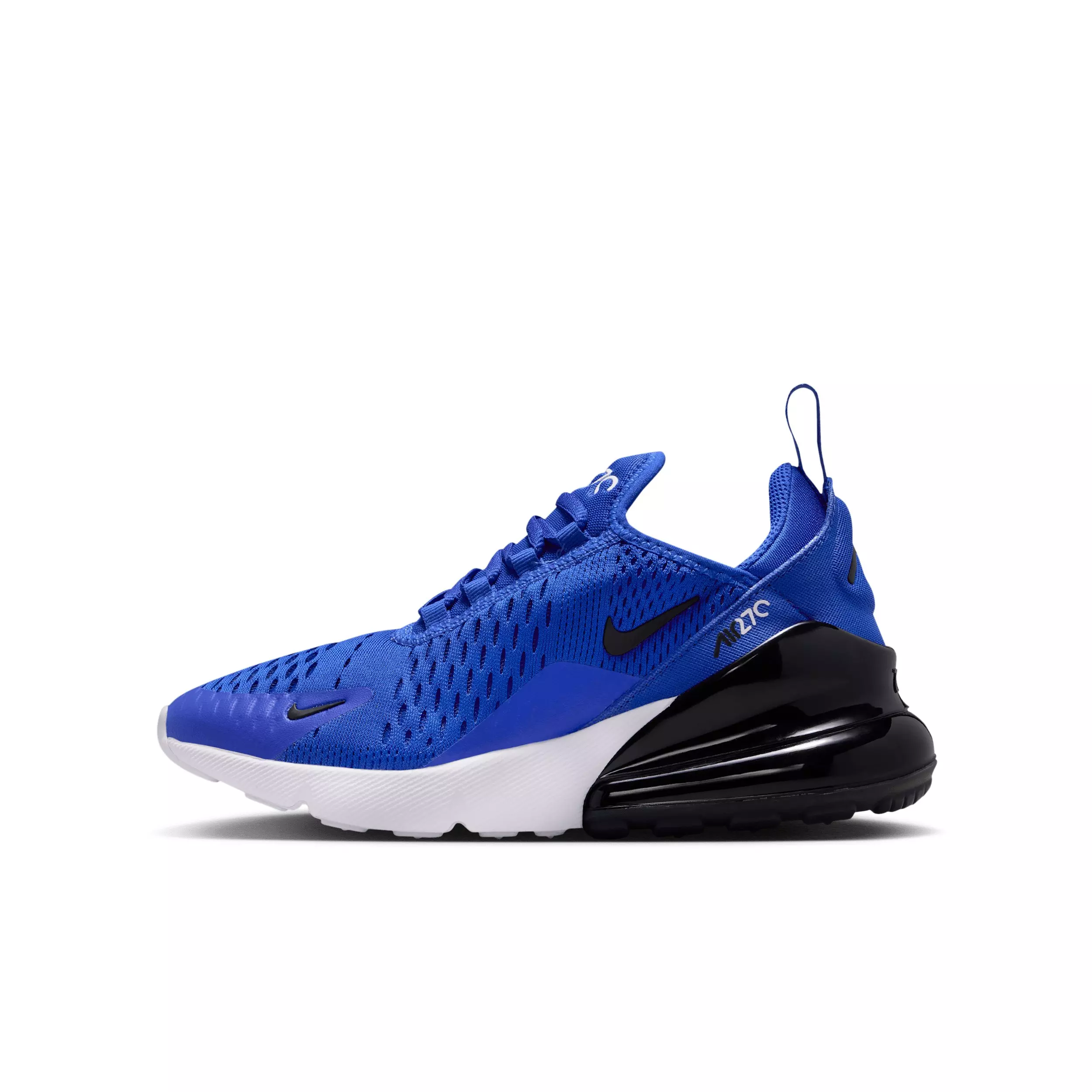 Nike Air Max 270 "Racer Blue/White/Black" Grade School Boys' Shoe - BLUE/WHITE/BLACK