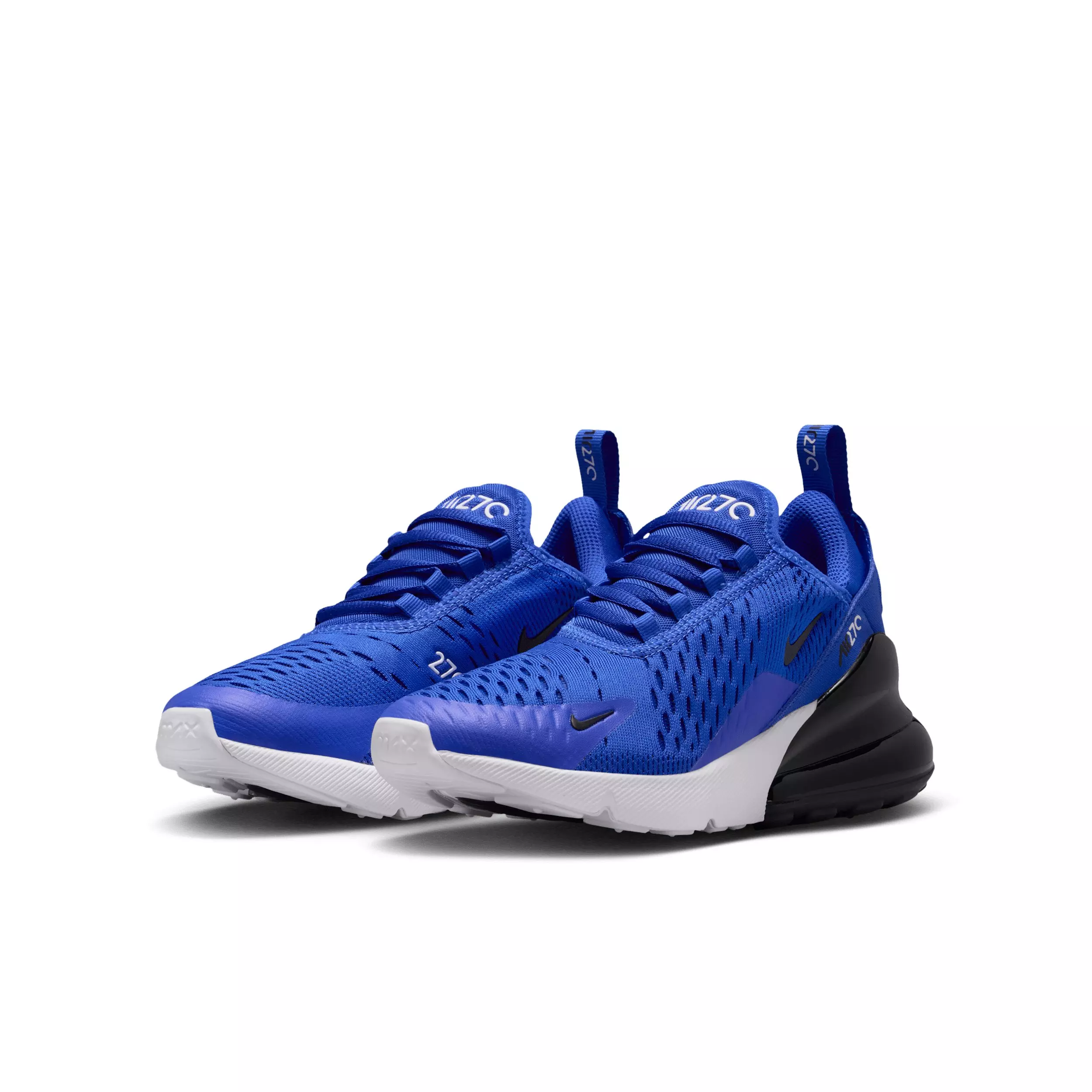 Nike Air Max 270 "Racer Blue/White/Black" Grade School Boys' Shoe - BLUE/WHITE/BLACK