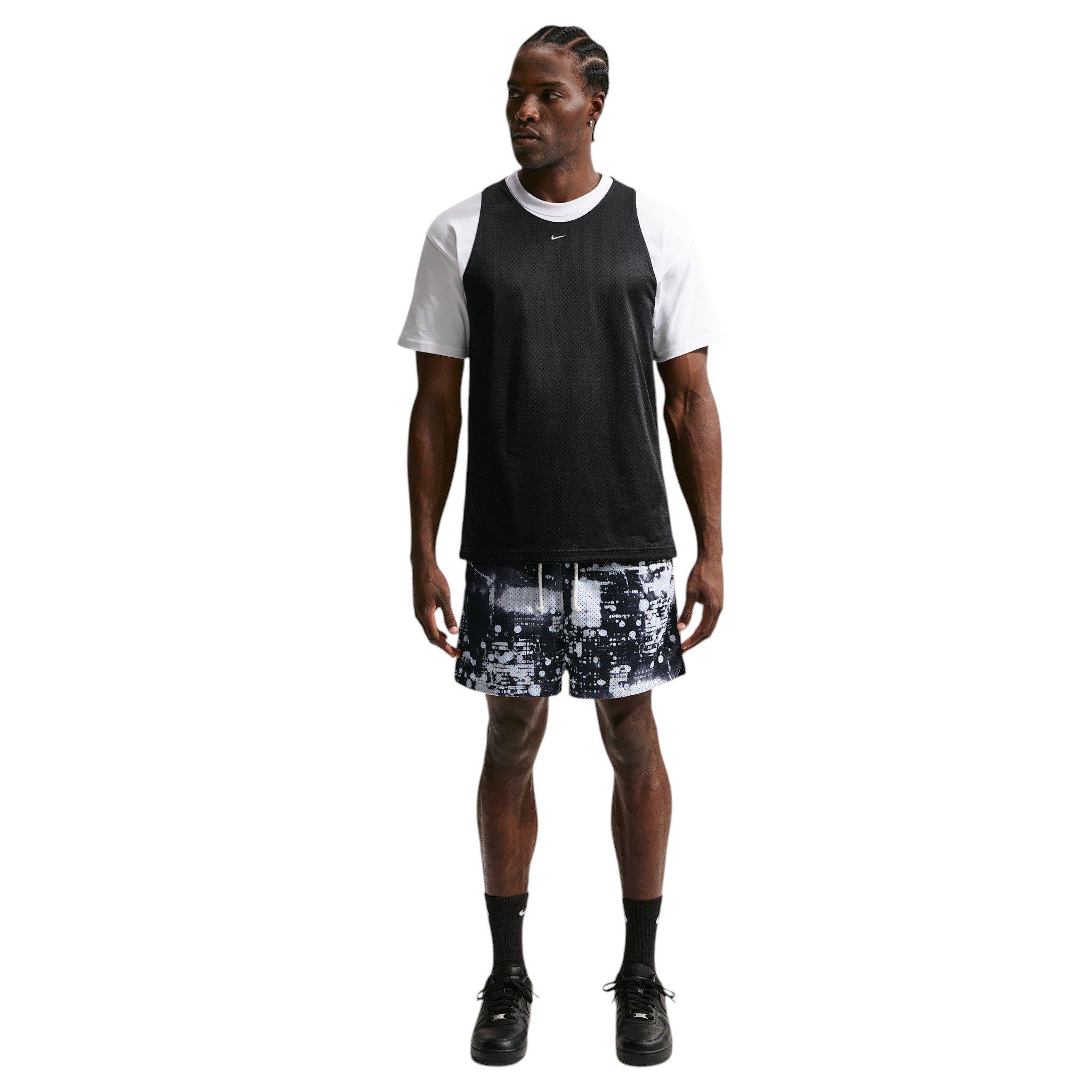 Nike Men's Standard Issue Practice Mesh Basketball Jersey - BLACK