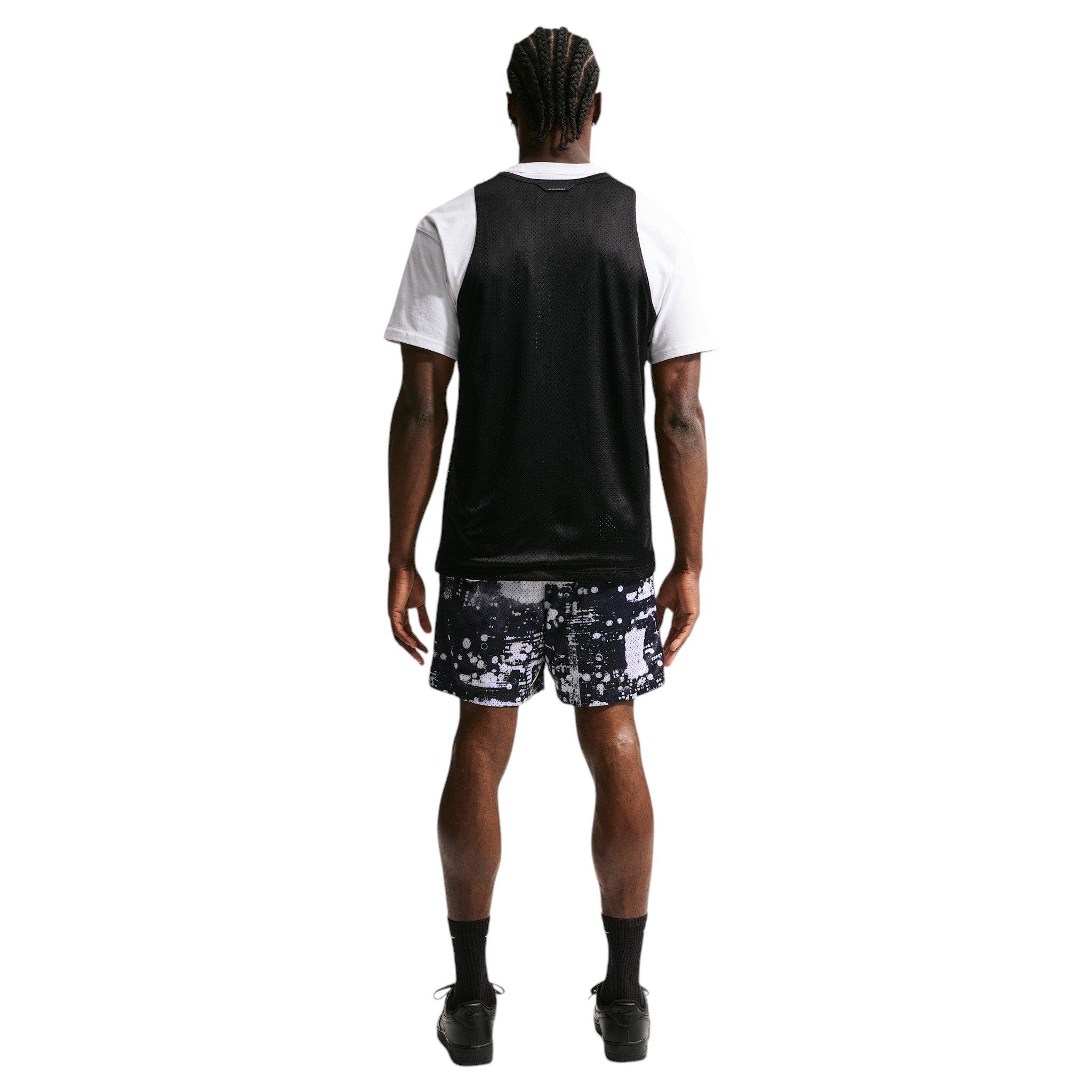 Nike Men's Standard Issue Practice Mesh Basketball Jersey - BLACK
