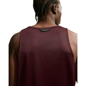 Nike Men's Standard Issue Practice Mesh Basketball Jersey - BURGUNDY