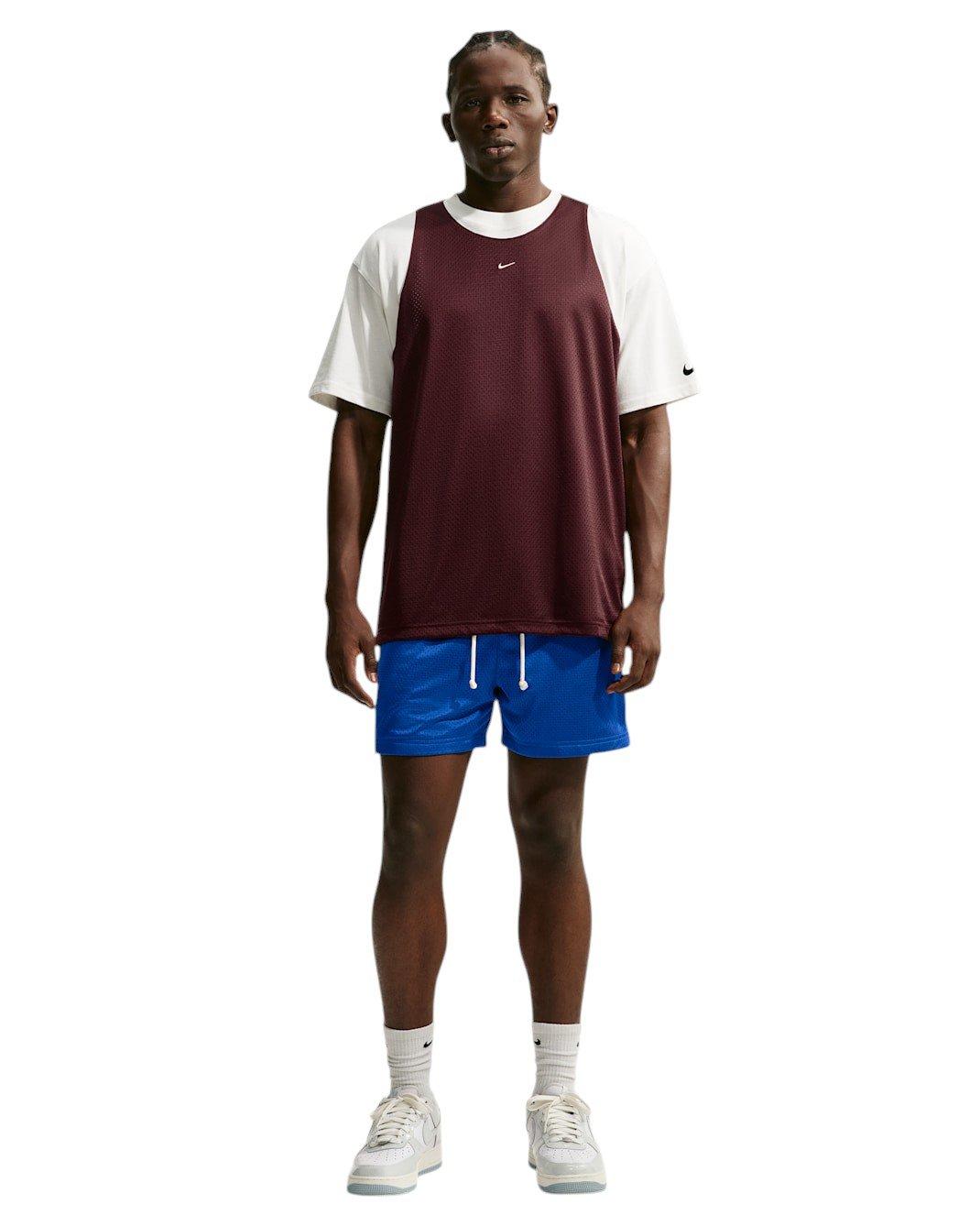 Nike Men's Standard Issue Practice Mesh Basketball Jersey - BURGUNDY