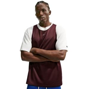 Nike Men's Standard Issue Practice Mesh Basketball Jersey - BURGUNDY