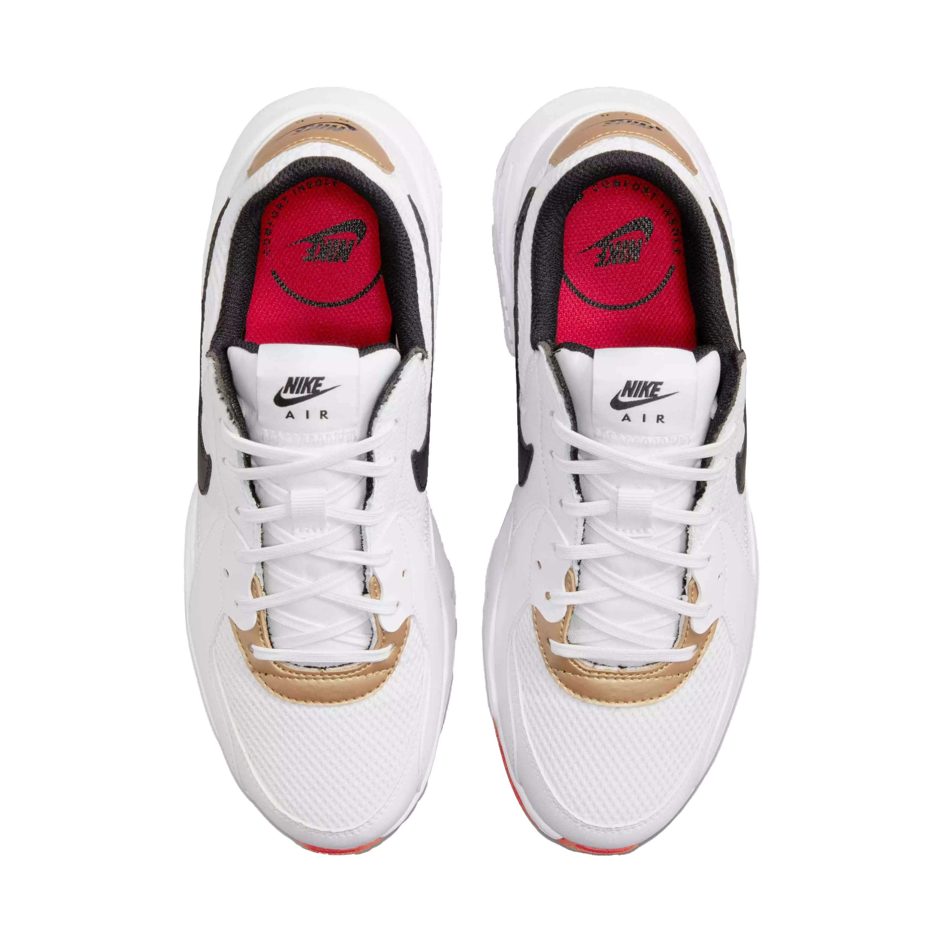 Nike Air Max Excee "White/Black/University Red/Metallic Platinum" Women's Shoe - WHITE