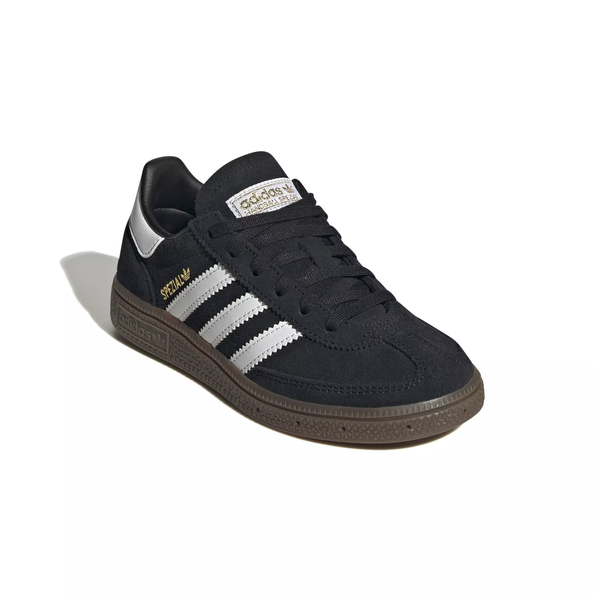 adidas Originals Handball Spezial "Core Black/Ftwr White/Gum 5" Preschool Boys' Shoe - BLACK/WHITE/GUM
