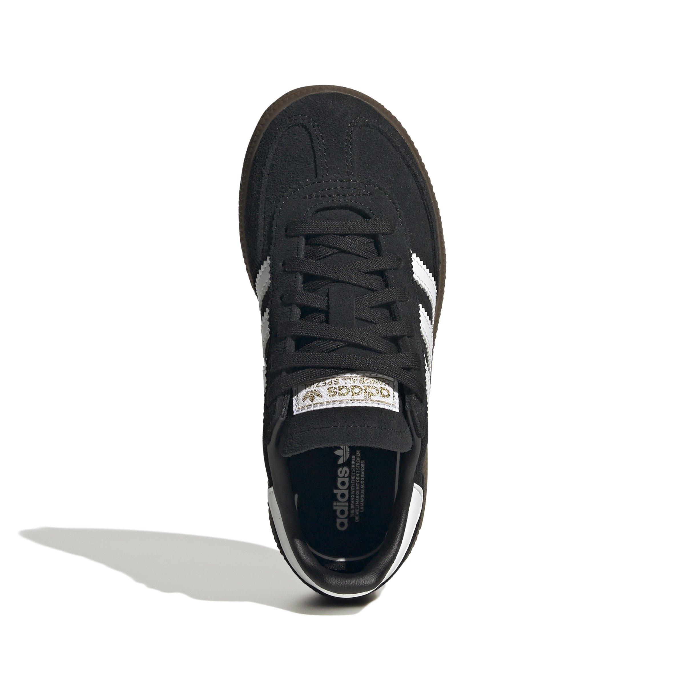adidas Originals Handball Spezial Preschool Boys' "Core Black/Ftwr White/Gum 5" Shoe