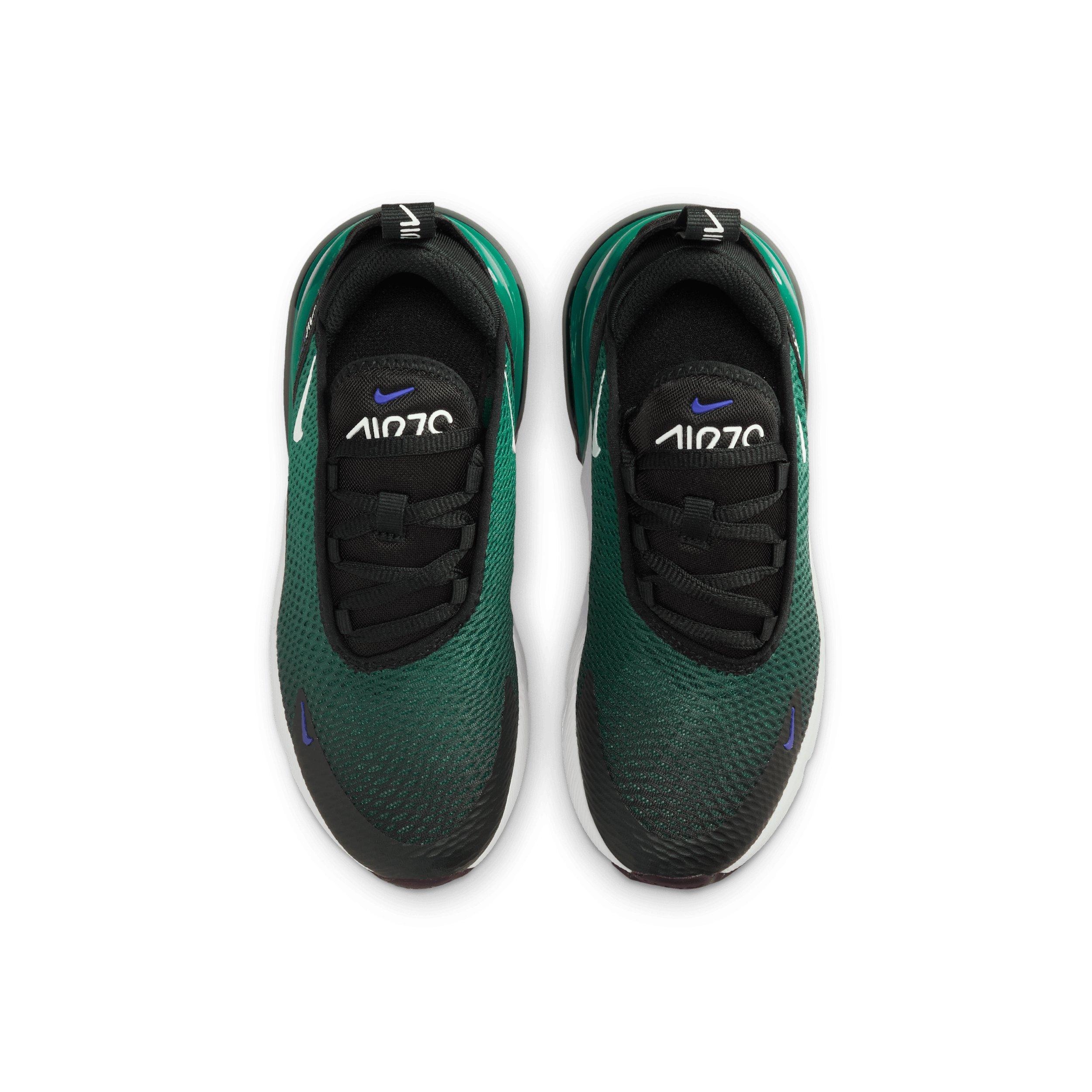 Nike Air Max 270 Preschool Boys' "Black/Evergreen Aura/Deep Night/White" Shoe