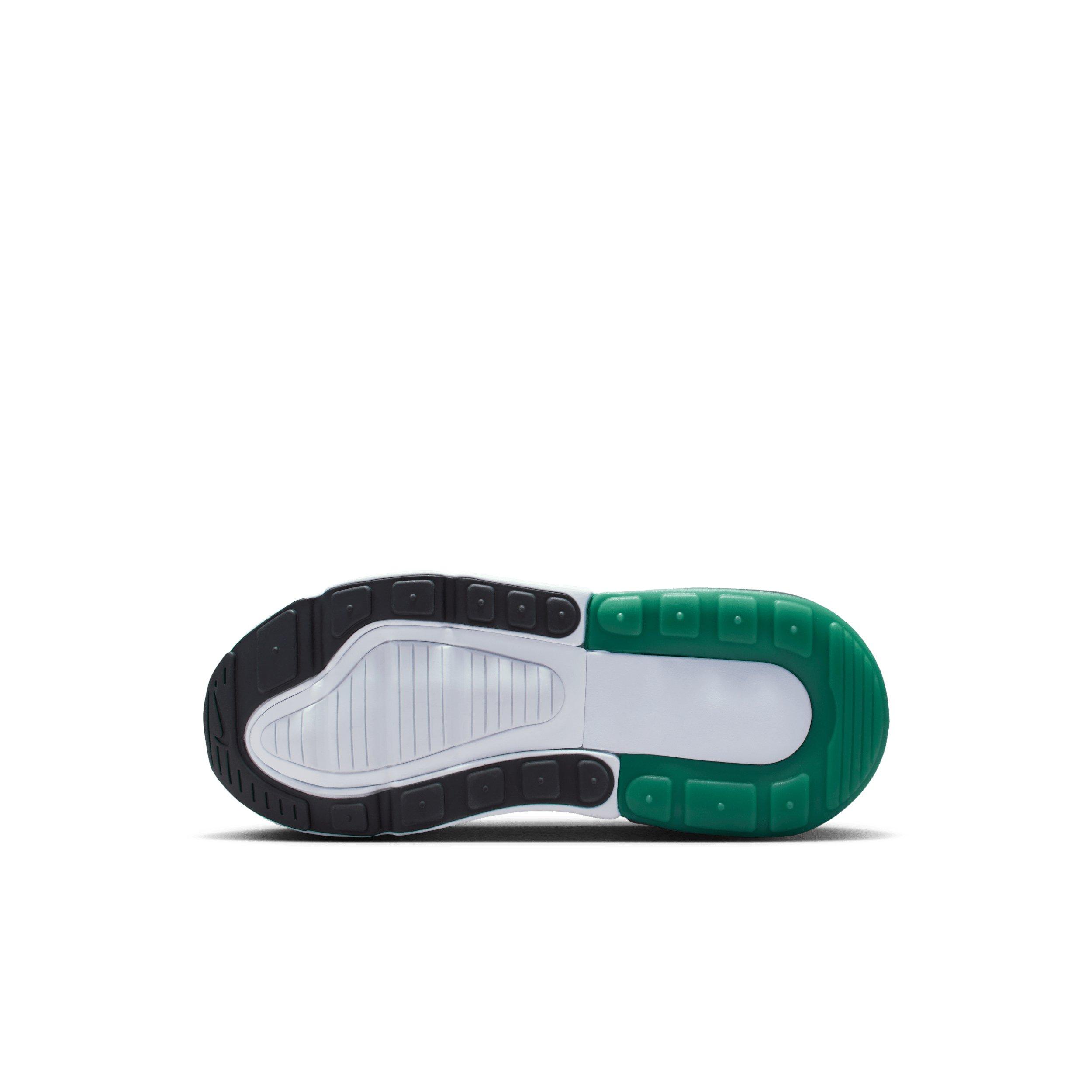 Nike Air Max 270 Preschool Boys' "Black/Evergreen Aura/Deep Night/White" Shoe