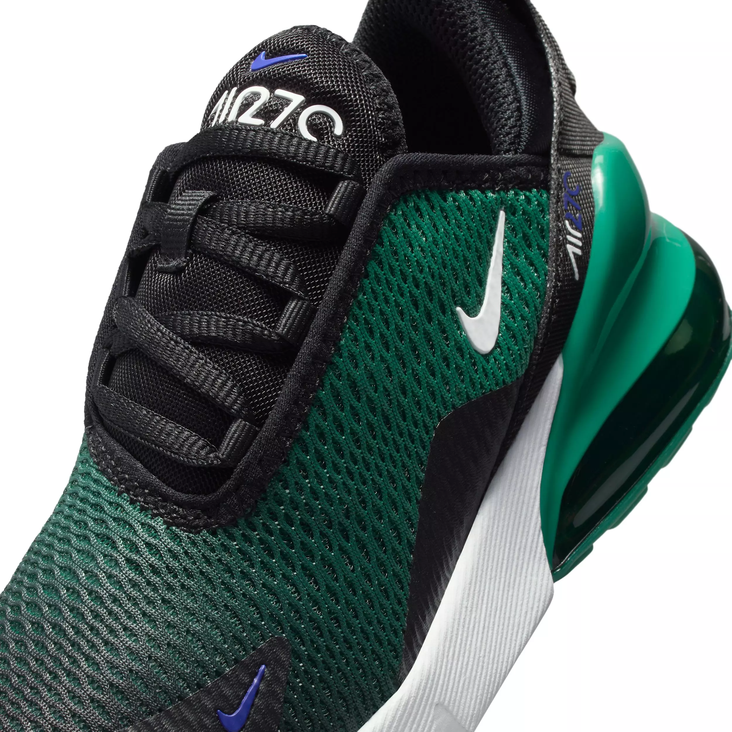 Nike Air Max 270 "Black/Evergreen Aura/Deep Night/White" Preschool Boys' Shoe - BLACK/EVERGREEN/NIGHT/WHITE