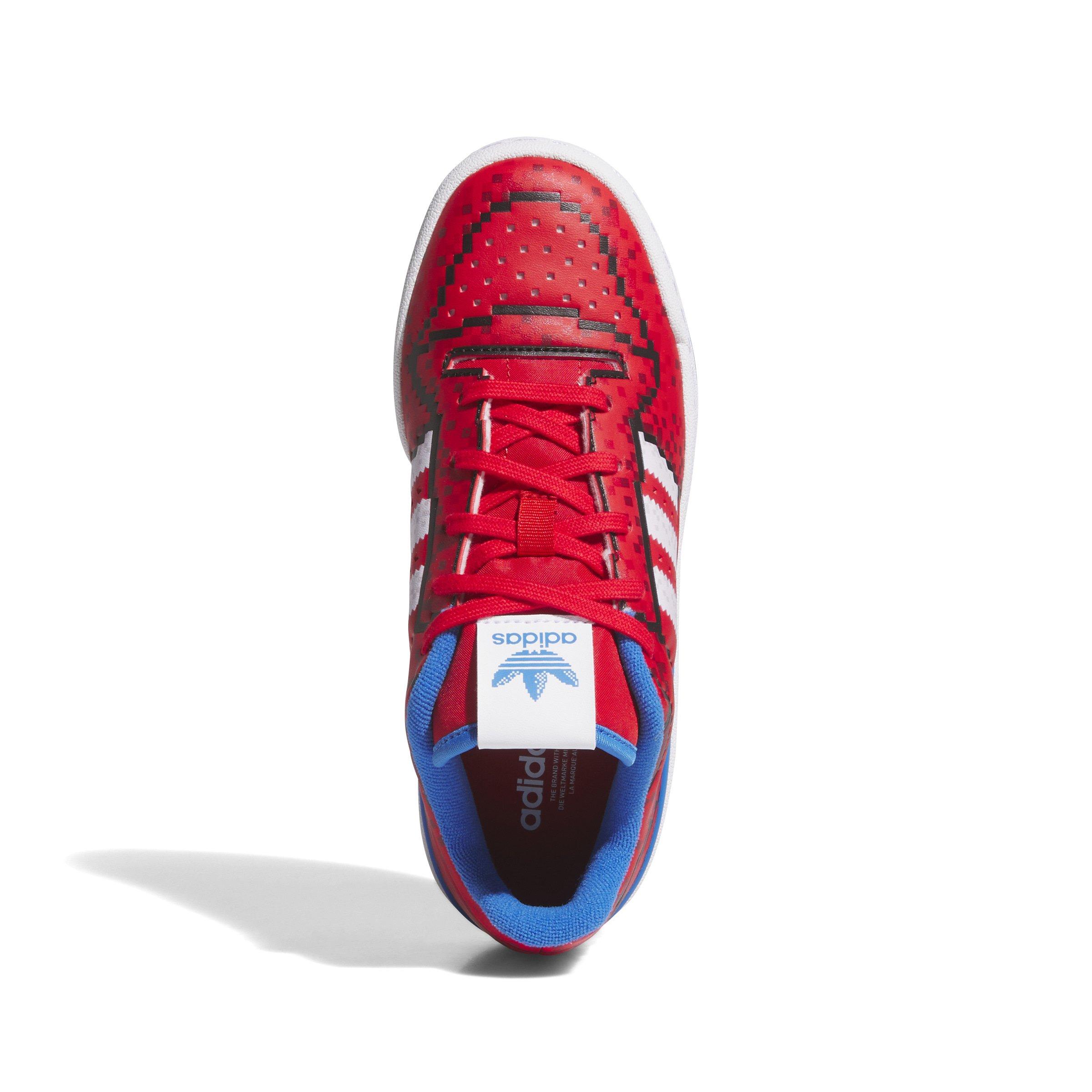 adidas Forum Low CL "Scarlet/Preloved Scarlet/Team Victory Red" Grade School Boys' Shoe - SCARLET/SCARLET/RED Thumbnail View 5