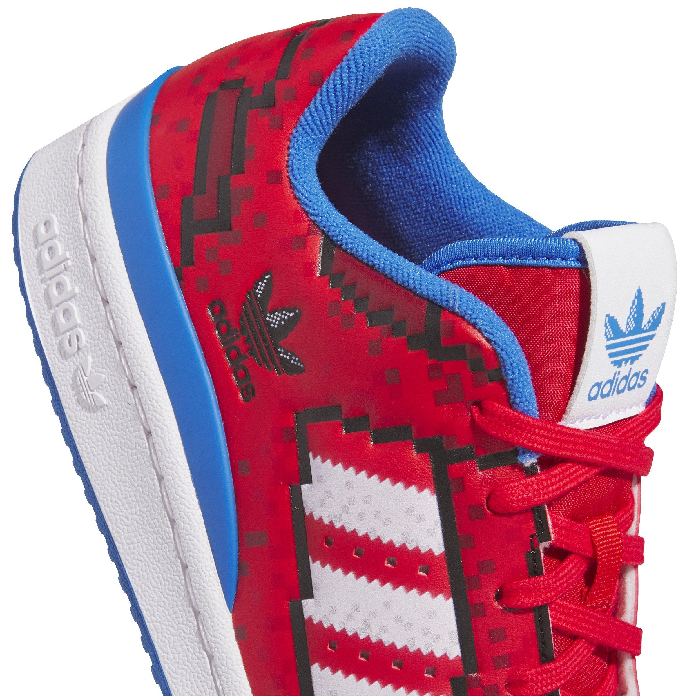 adidas Forum Low CL "Scarlet/Preloved Scarlet/Team Victory Red" Grade School Boys' Shoe - SCARLET/SCARLET/RED Thumbnail View 7