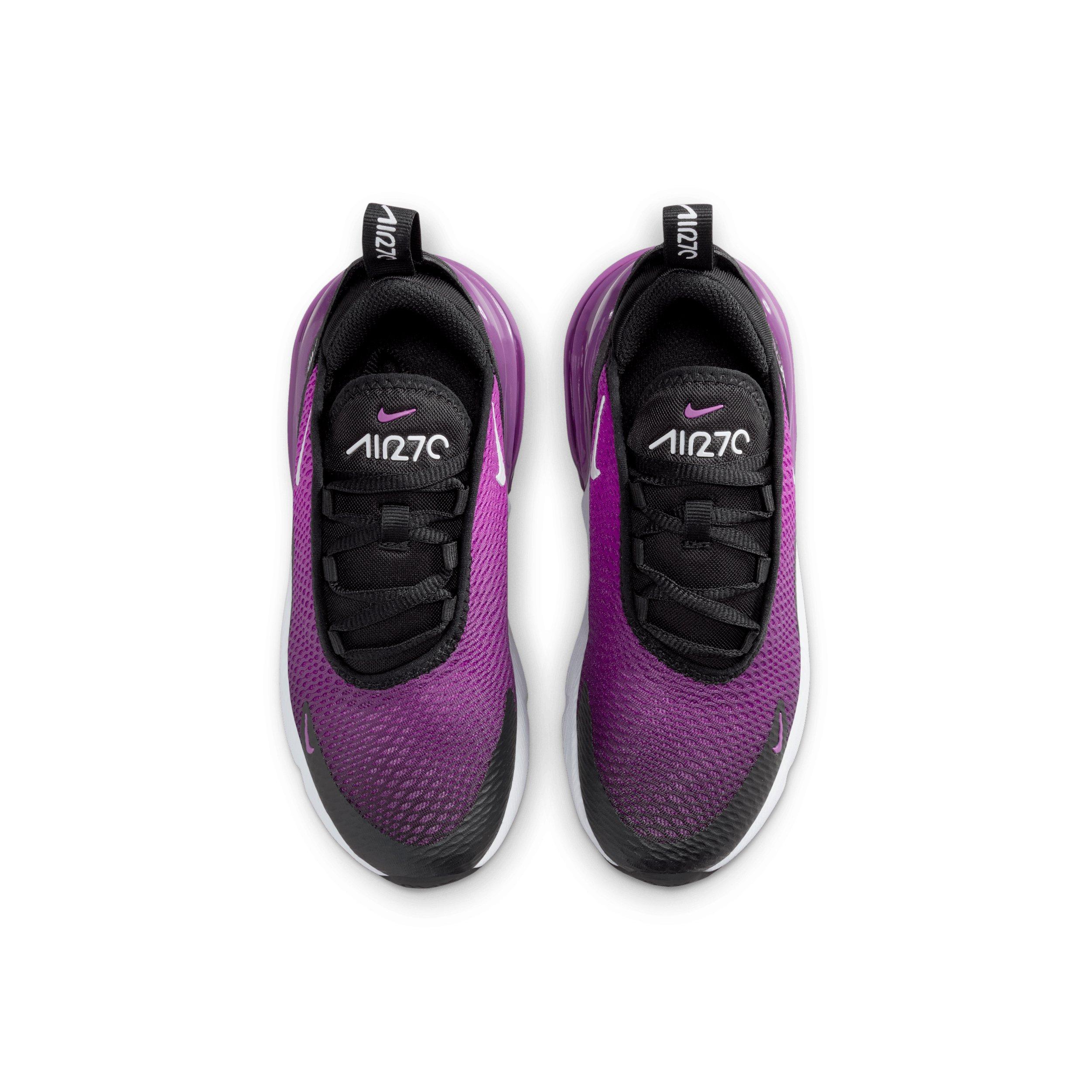 Nike Air Max 270 Preschool Boys' "Black/Vivid Purple/White" Shoe
