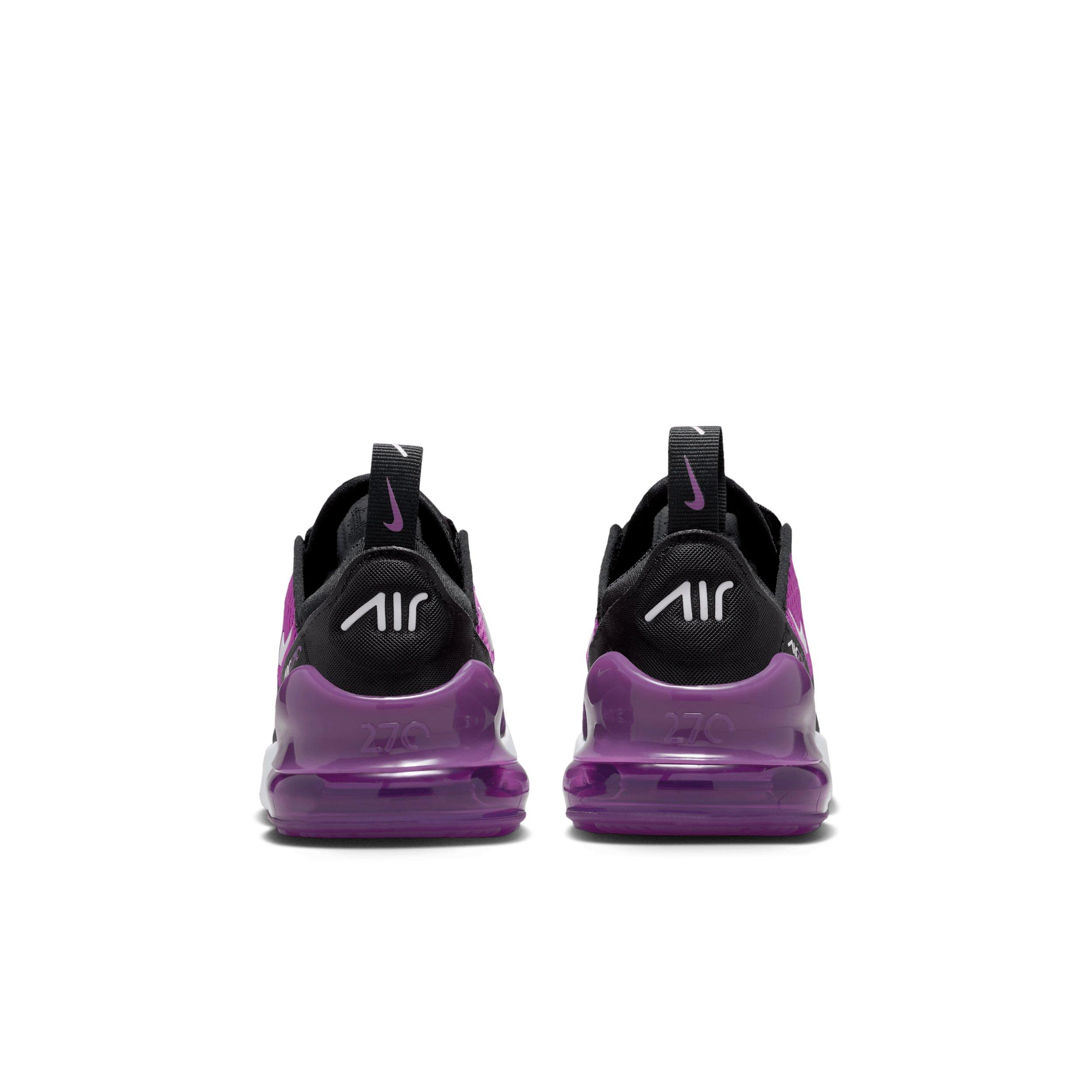 Nike Air Max 270 Preschool Boys' "Black/Vivid Purple/White" Shoe