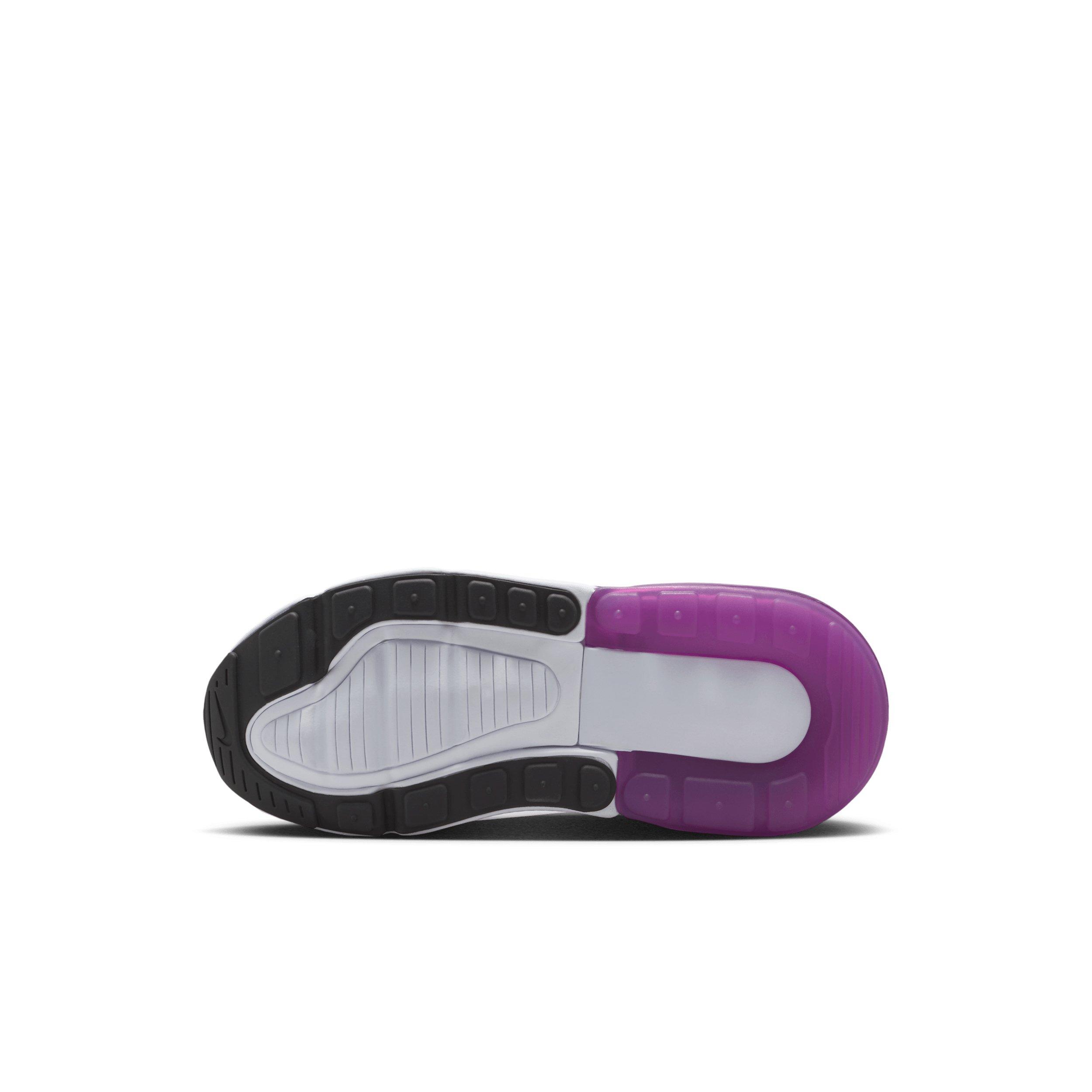 Nike Air Max 270 Preschool Boys' "Black/Vivid Purple/White" Shoe