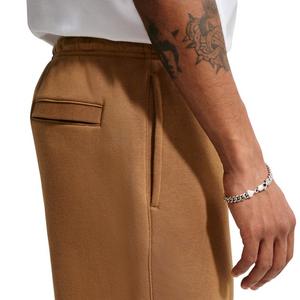 Nike Men's Club Open-Hem Fleece Pants - BROWN