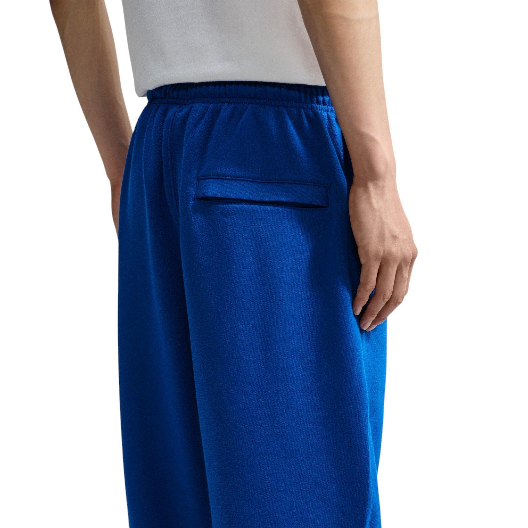 Nike Men's Club Open-Hem Fleece Pants - BLUE