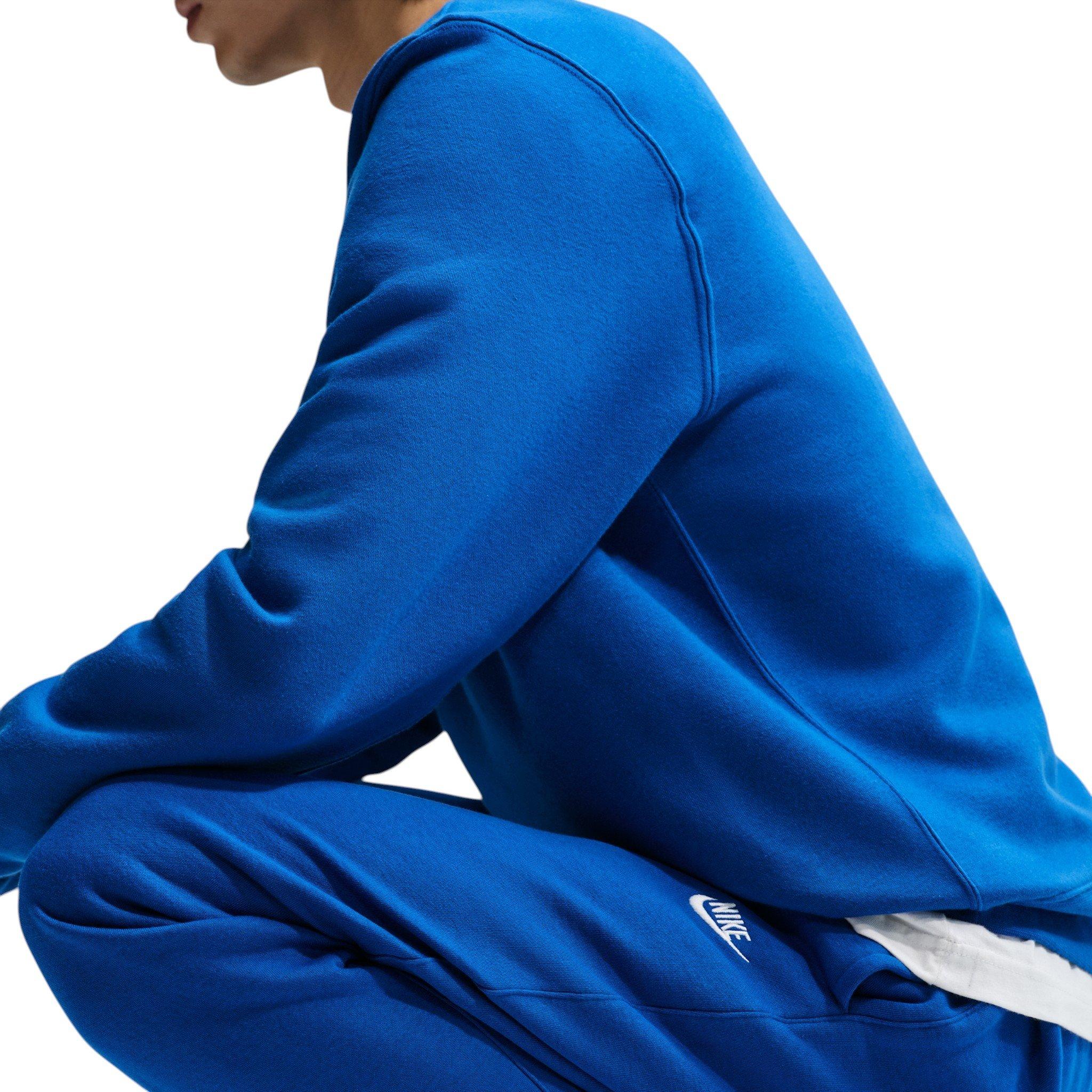 Nike Men's Club Open-Hem Fleece Pants - BLUE