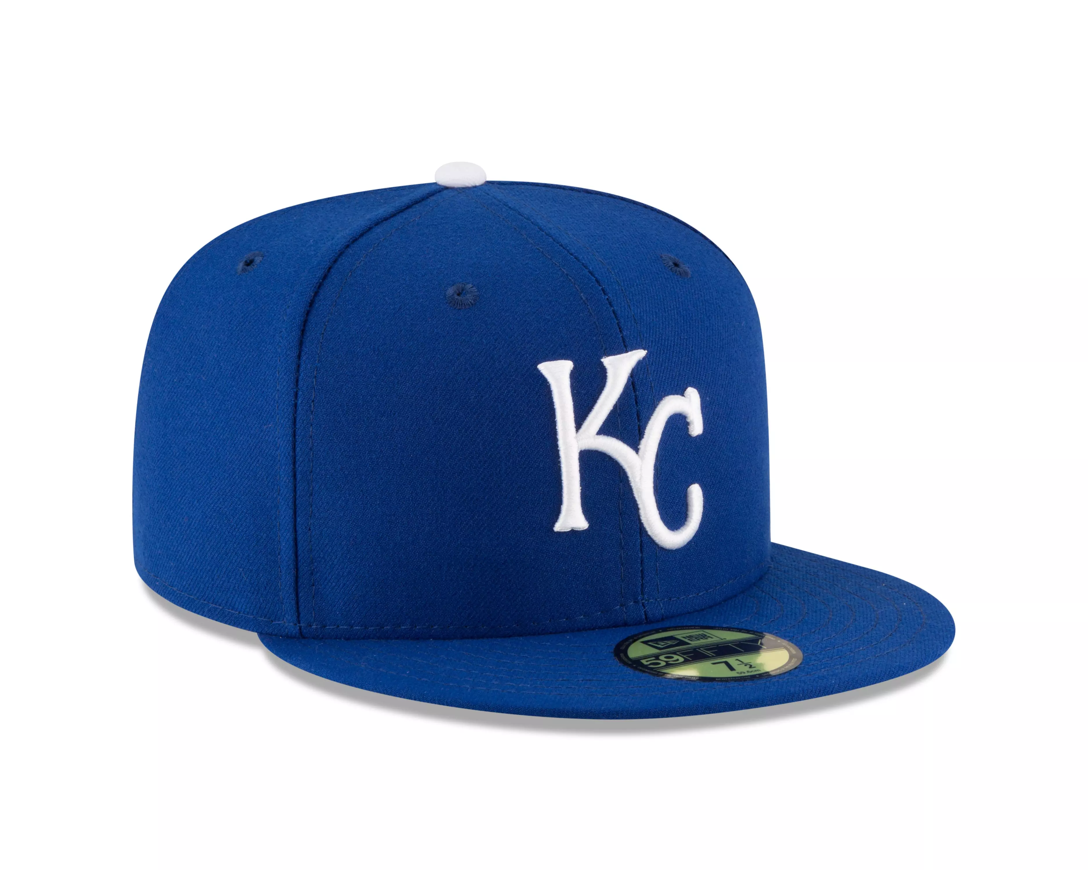 New Era Kansas City Royals 59FIFTY Fitted Hat-Blue - ROYAL