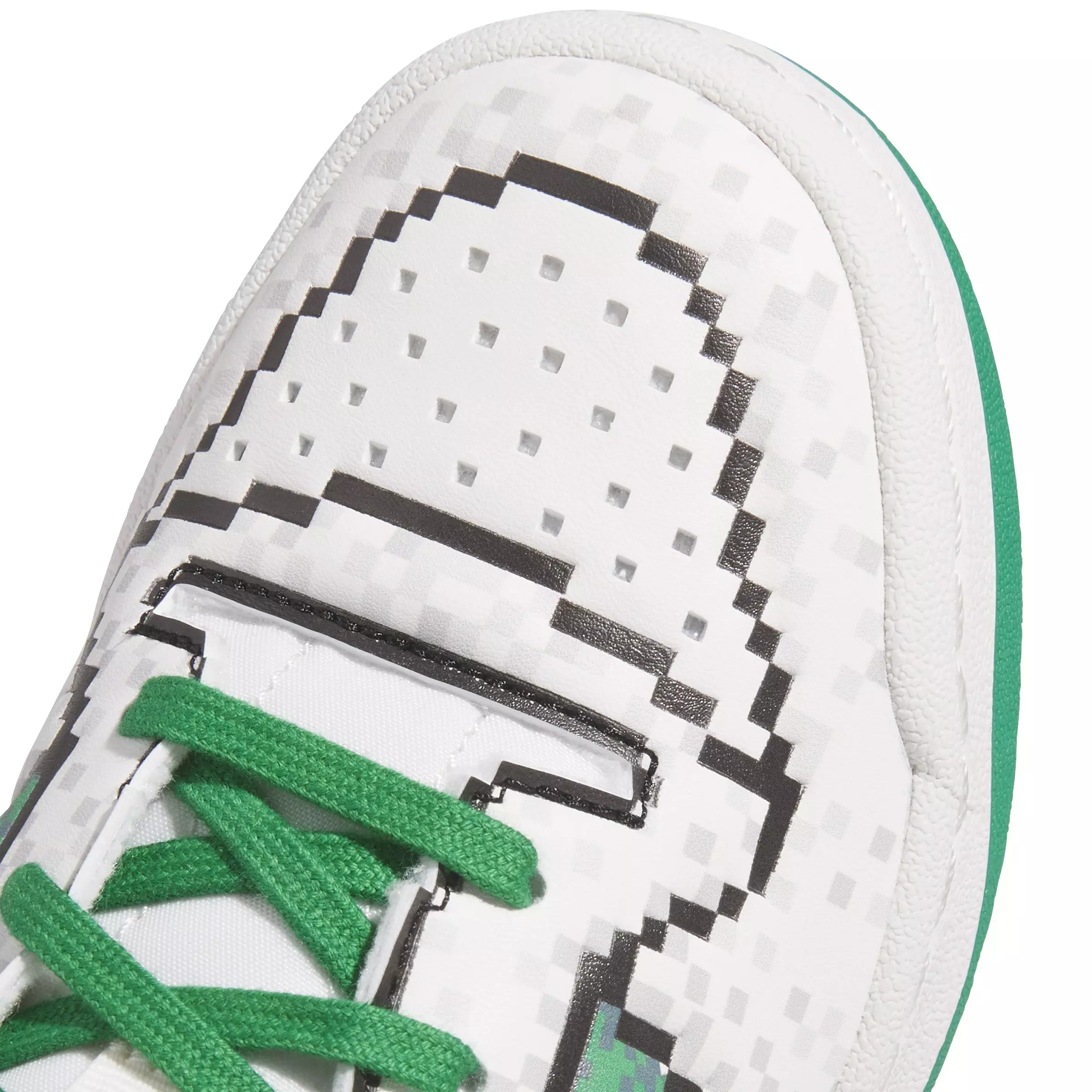 adidas Forum Low CL "Core White/Green/Core Black" Grade School Boys' Shoe - WHITE/GREEN/BLACK