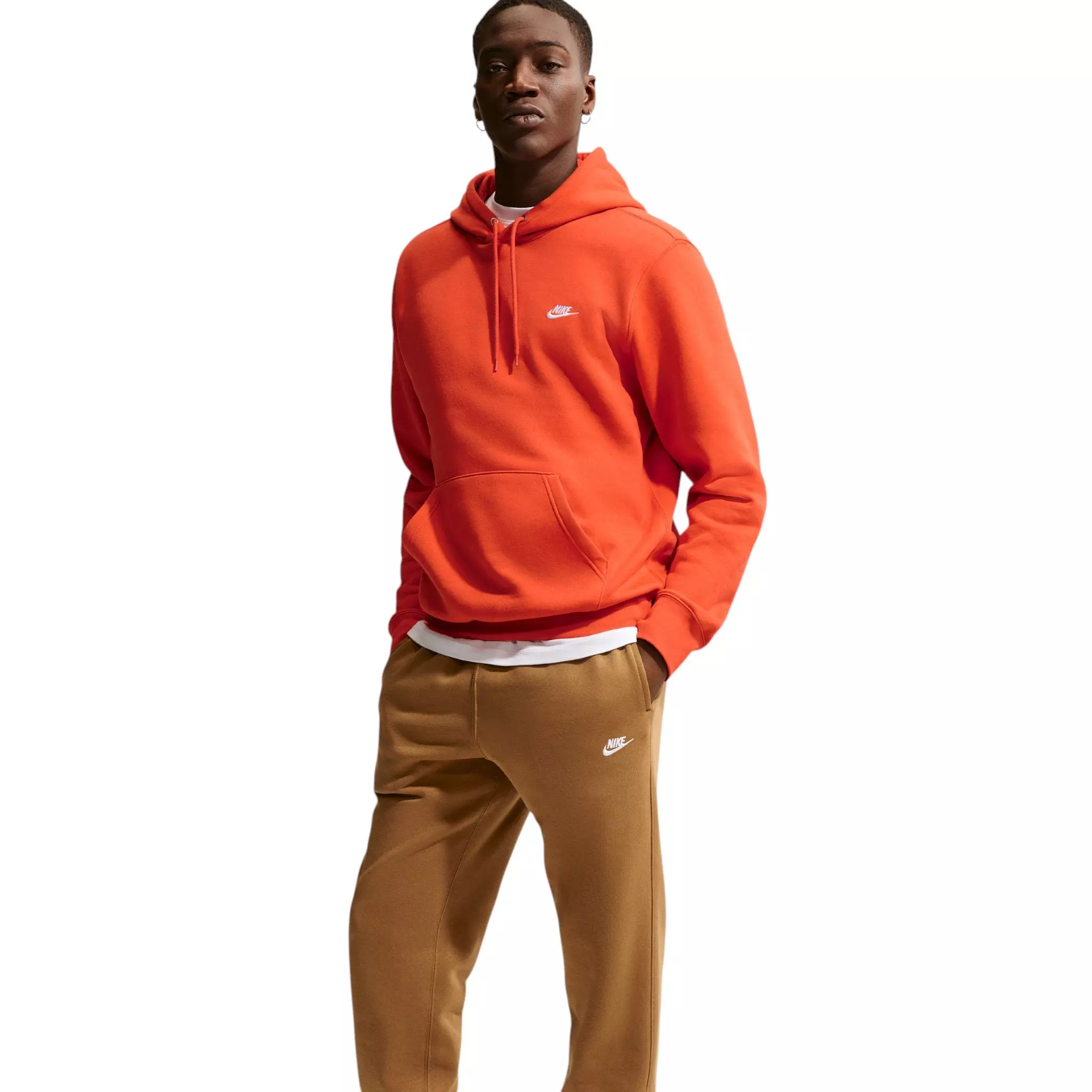 Nike Men's Sportswear Club Joggers - BROWN