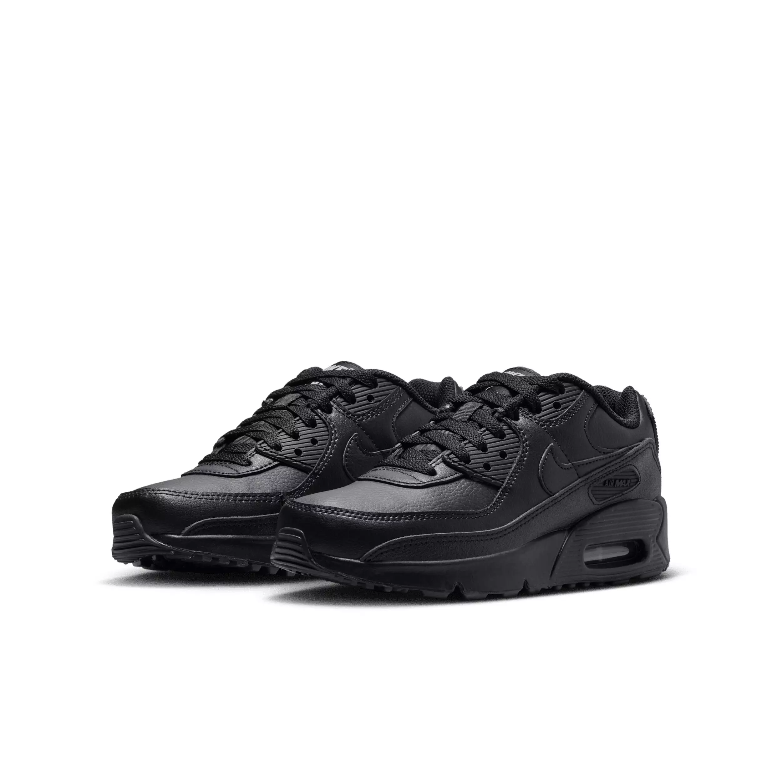 Nike Air Max 90 LTR "Black/Black/White/Black" Grade School Boys' Shoe - BLACK/BLACK/WHITE/BLACK