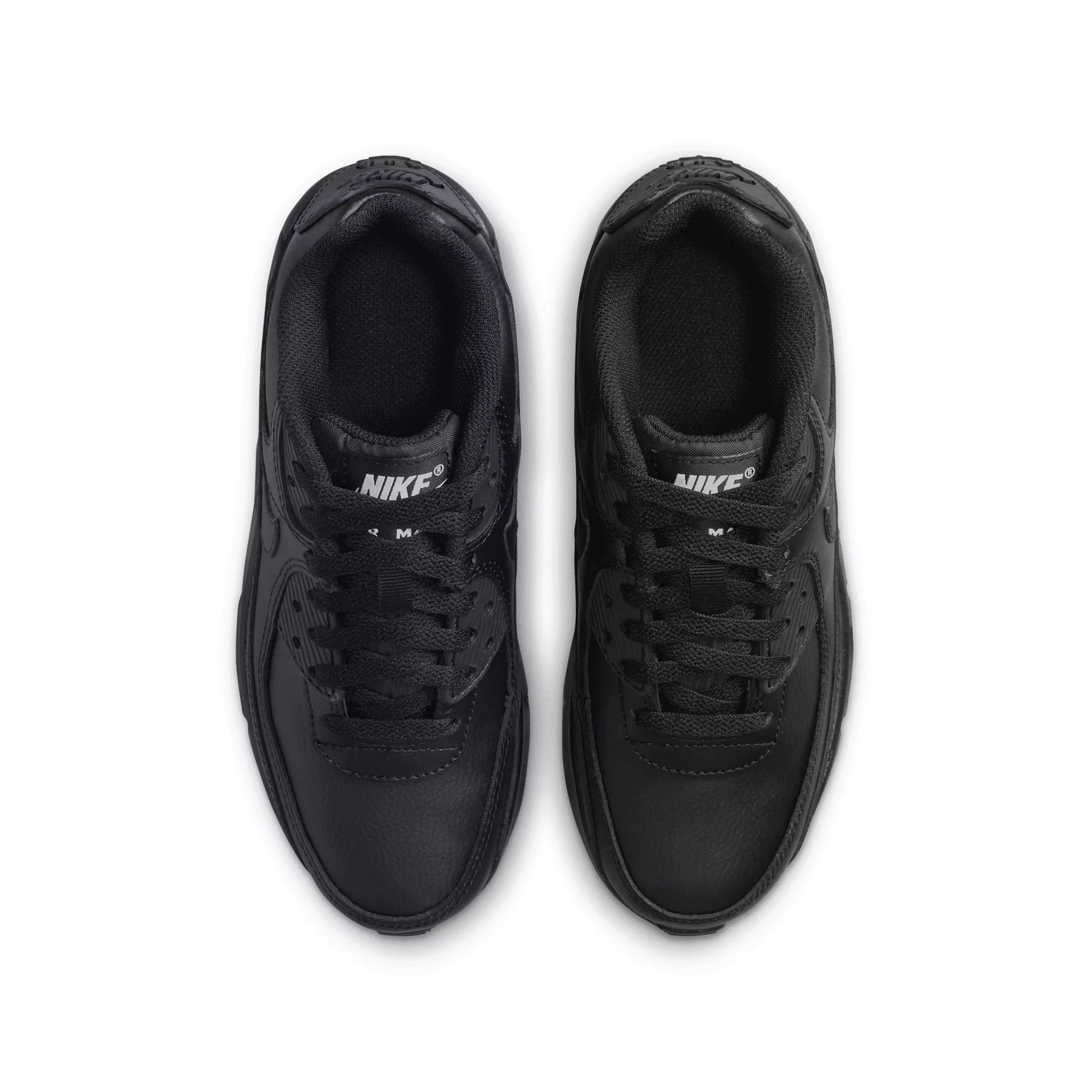 Nike Air Max 90 LTR "Black/Black/White/Black" Grade School Boys' Shoe - BLACK/BLACK/WHITE/BLACK