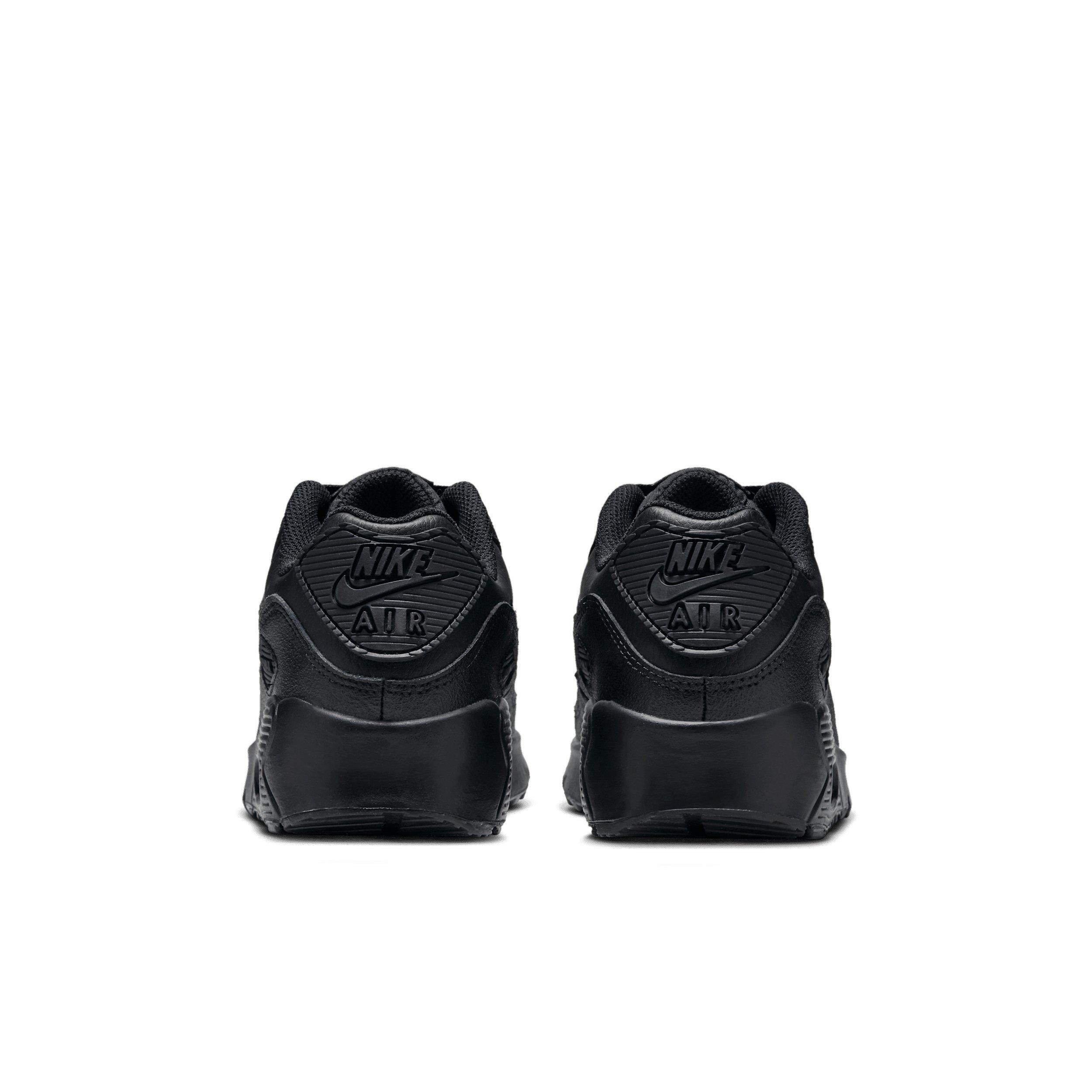 Nike Air Max 90 LTR Grade School Boys' "Black/Black/White/Black" Shoe