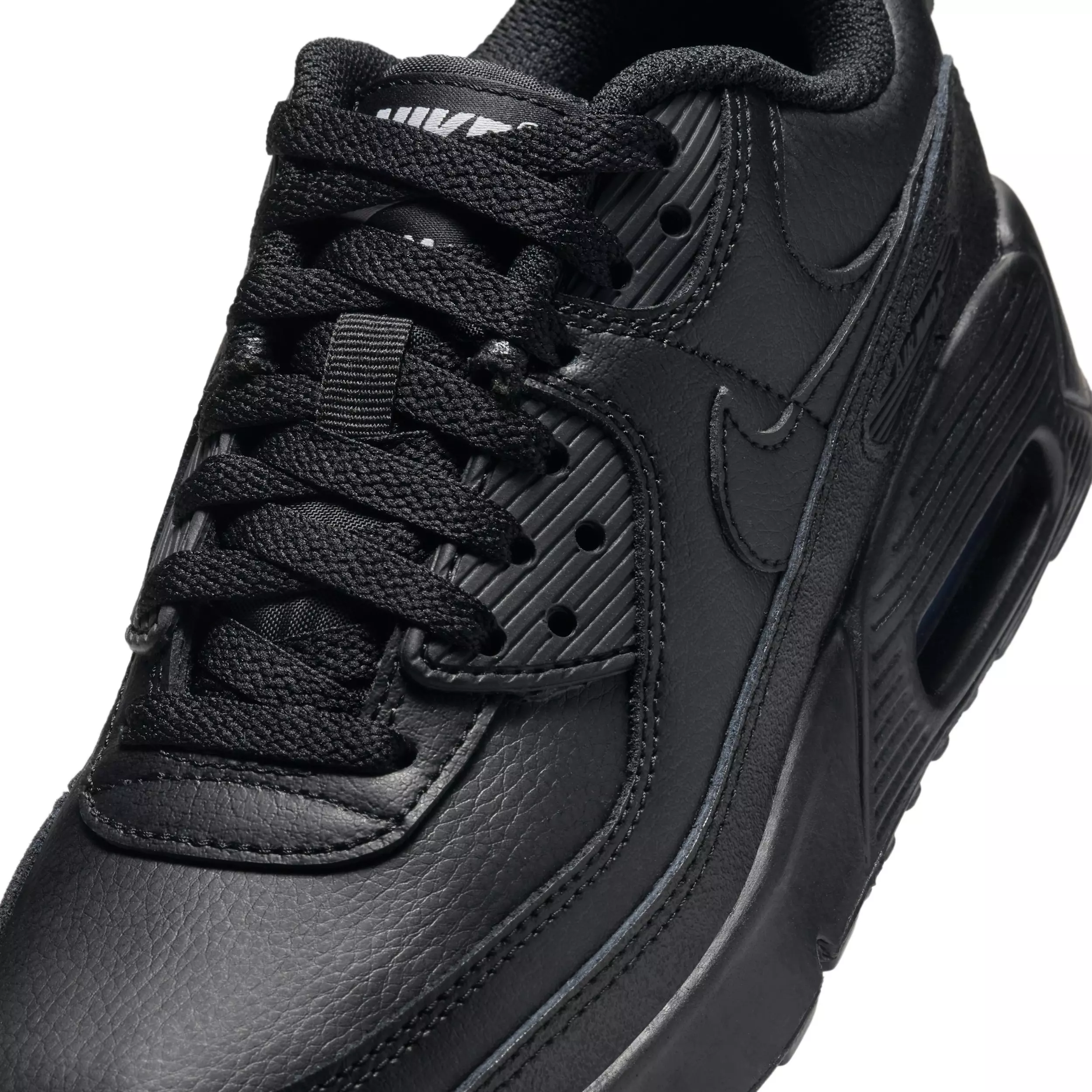 Nike Air Max 90 LTR "Black/Black/White/Black" Grade School Boys' Shoe - BLACK/BLACK/WHITE/BLACK