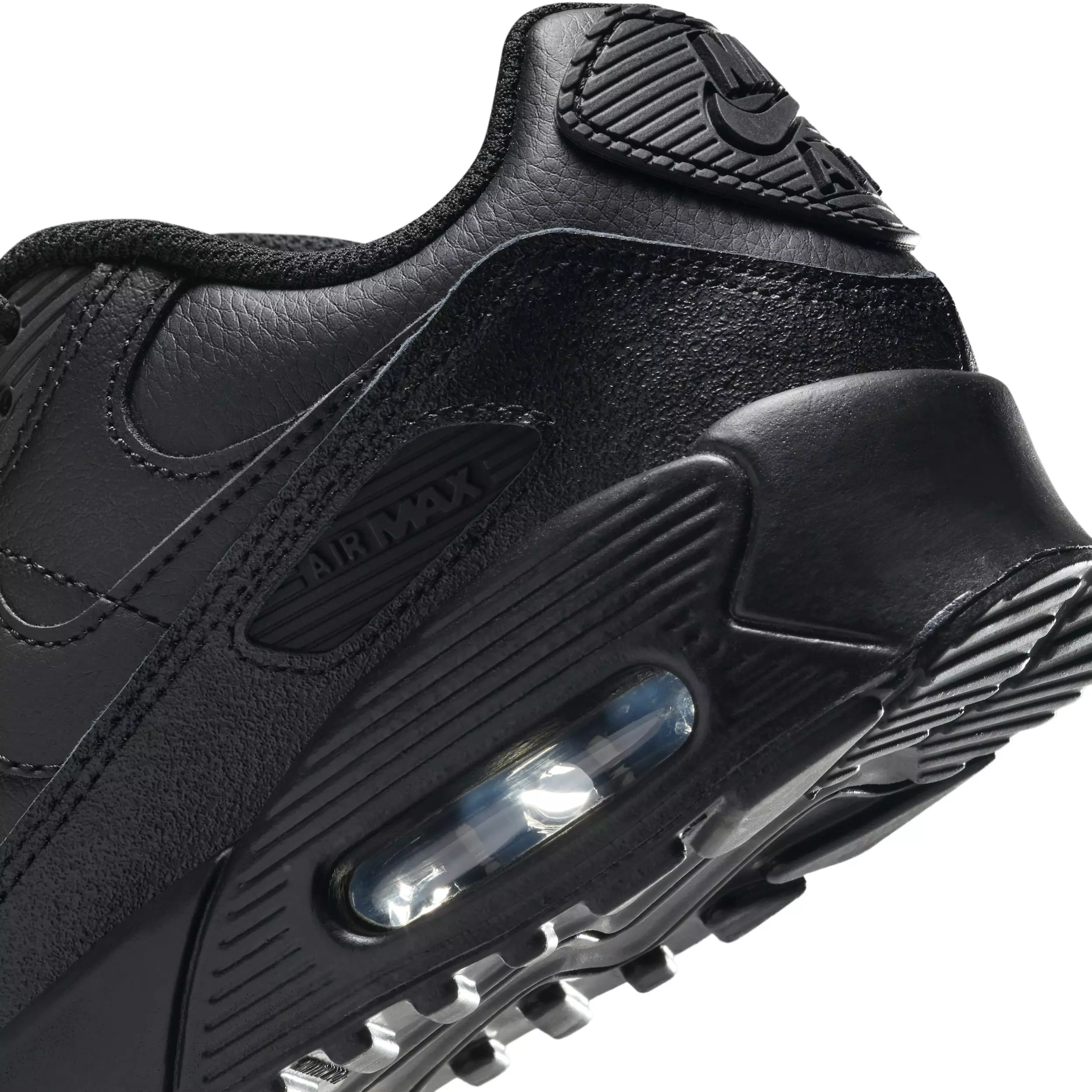 Nike Air Max 90 LTR "Black/Black/White/Black" Grade School Boys' Shoe - BLACK/BLACK/WHITE/BLACK