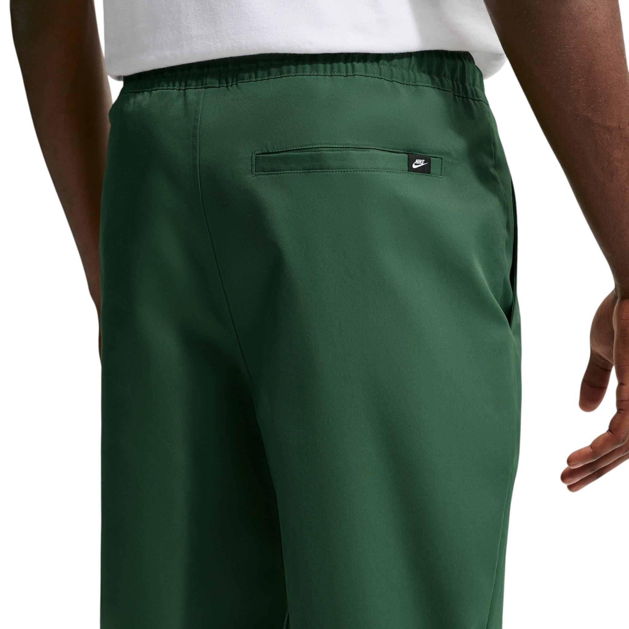 Nike Men's Club Woven Tapered Pants - Fir/White - FIR/WHITE