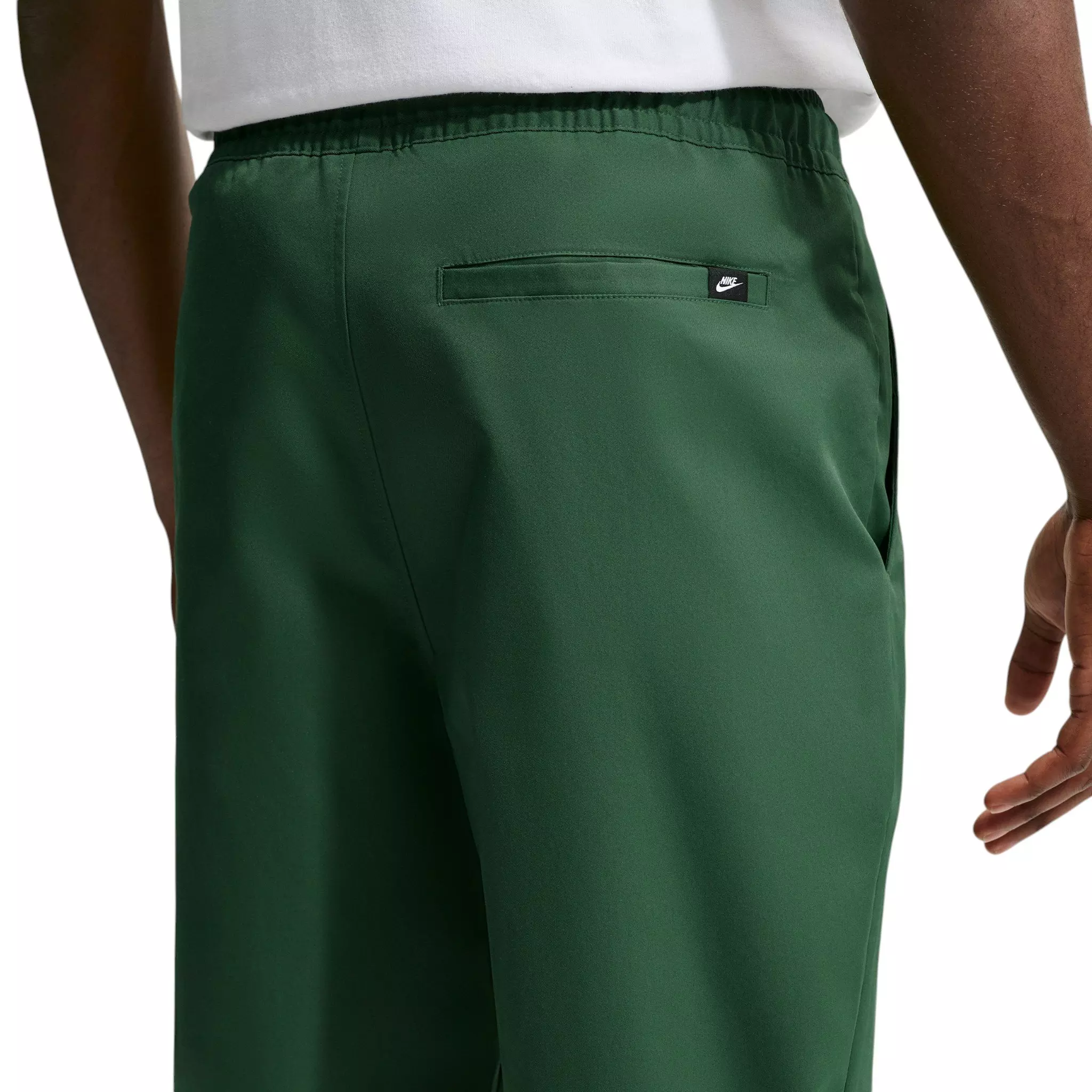Nike Men's Club Woven Tapered Pants - Fir/White - FIR/WHITE