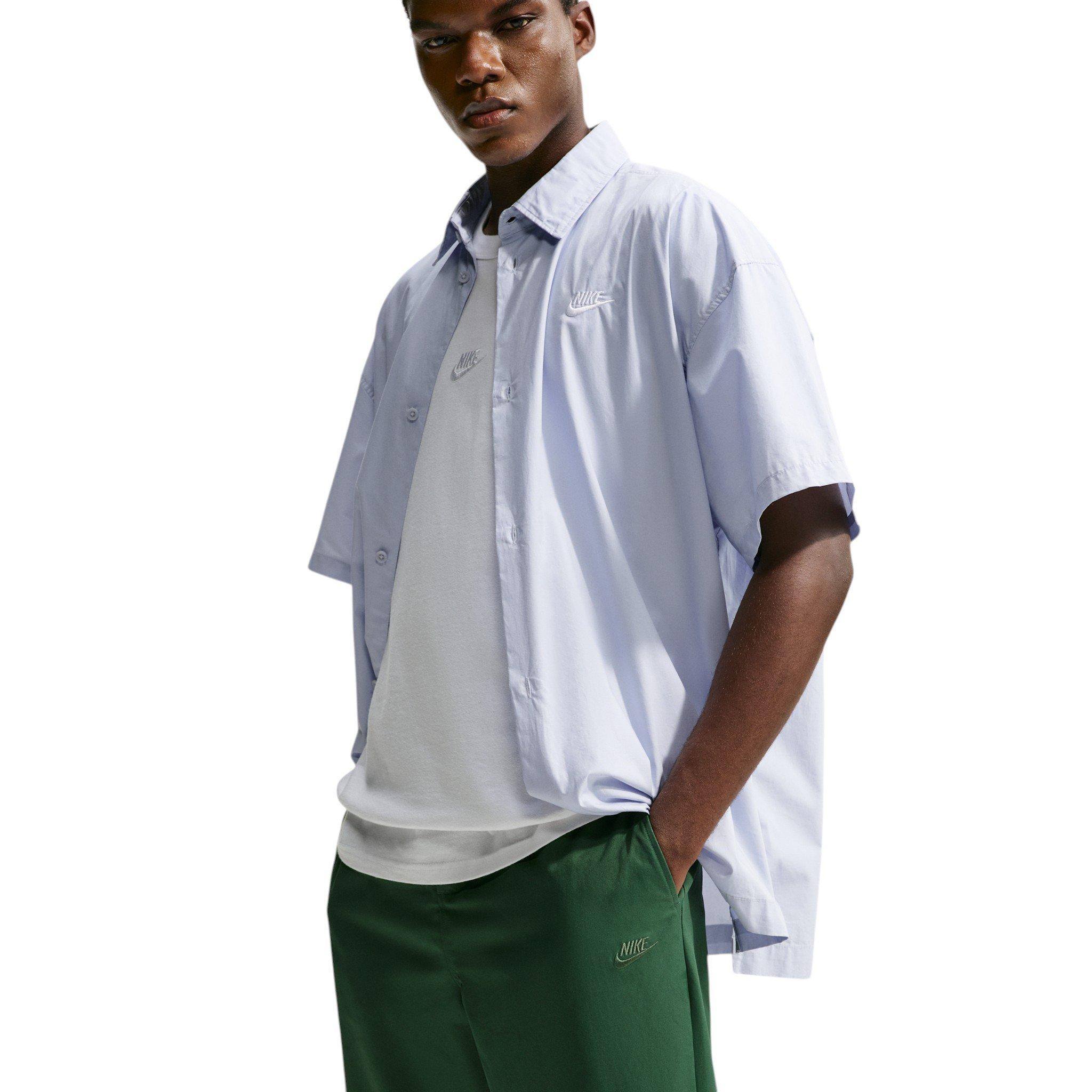 Nike Men's Club Woven Tapered Pants - Fir/White - FIR/WHITE