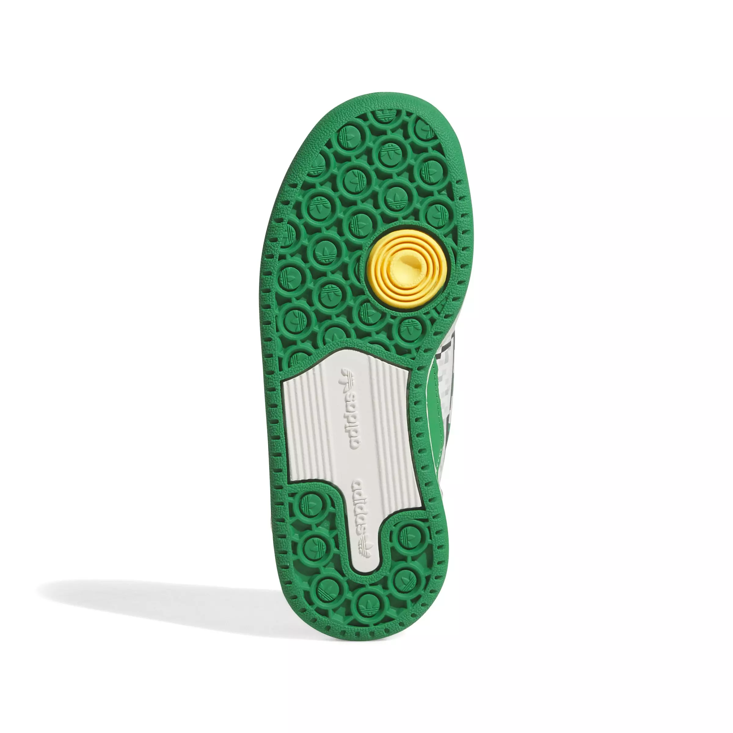 adidas Forum Low CL "Core White/Green/Core Black" Preschool Boys' Shoe - WHITE/GREEN/BLACK