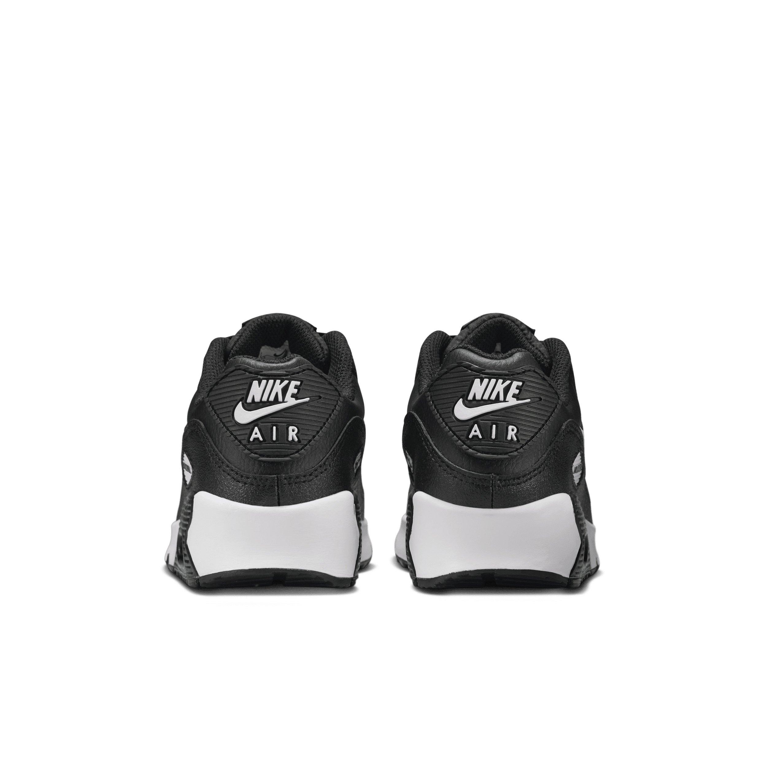 Nike Air Max 90 LTR Grade School Boys' "Black/Black/White" Shoe