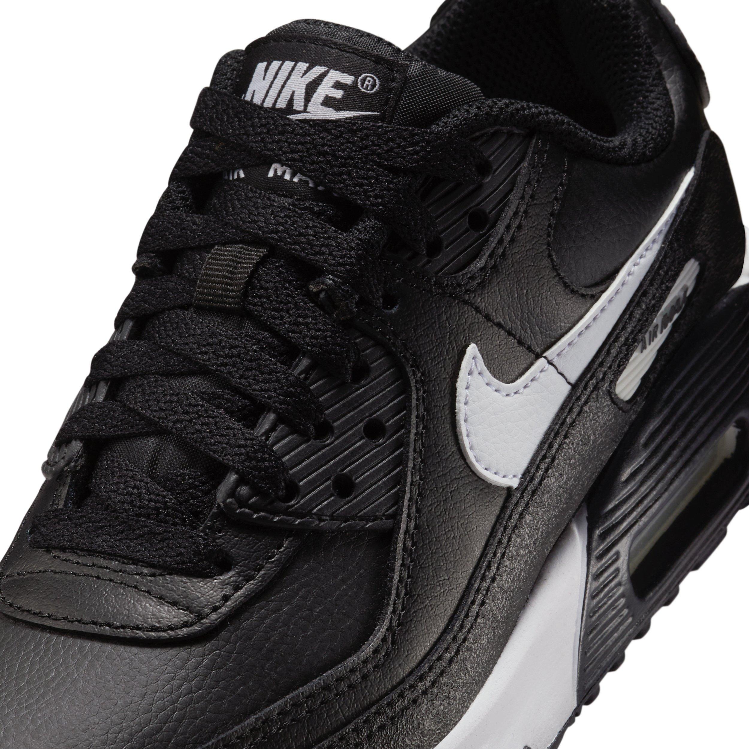 Nike Air Max 90 LTR Grade School Boys' "Black/Black/White" Shoe