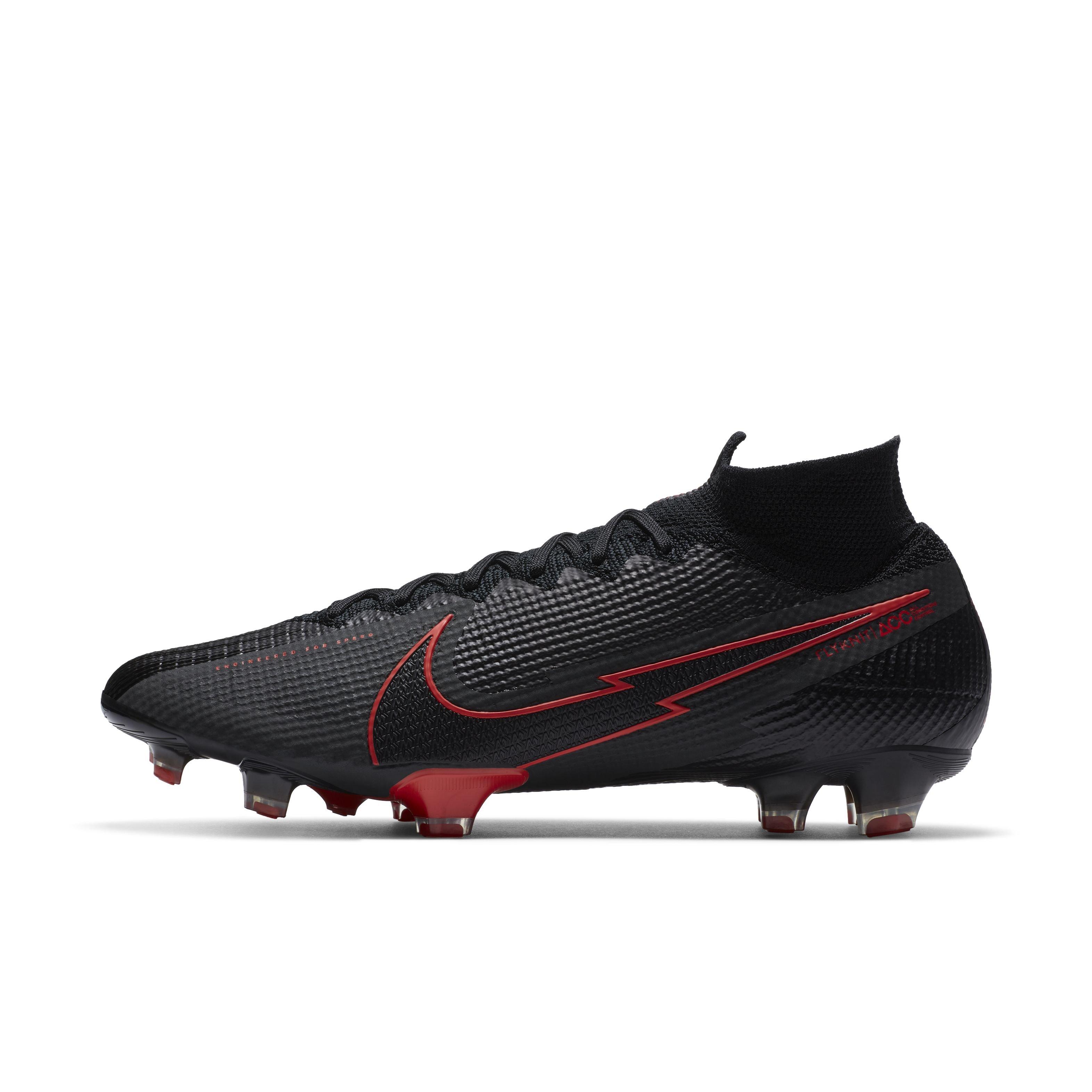 Nike Mercurial Superfly 7 Elite Fg Unisex Black Grey Firm Ground Soccer Cleat Hibbett City Gear