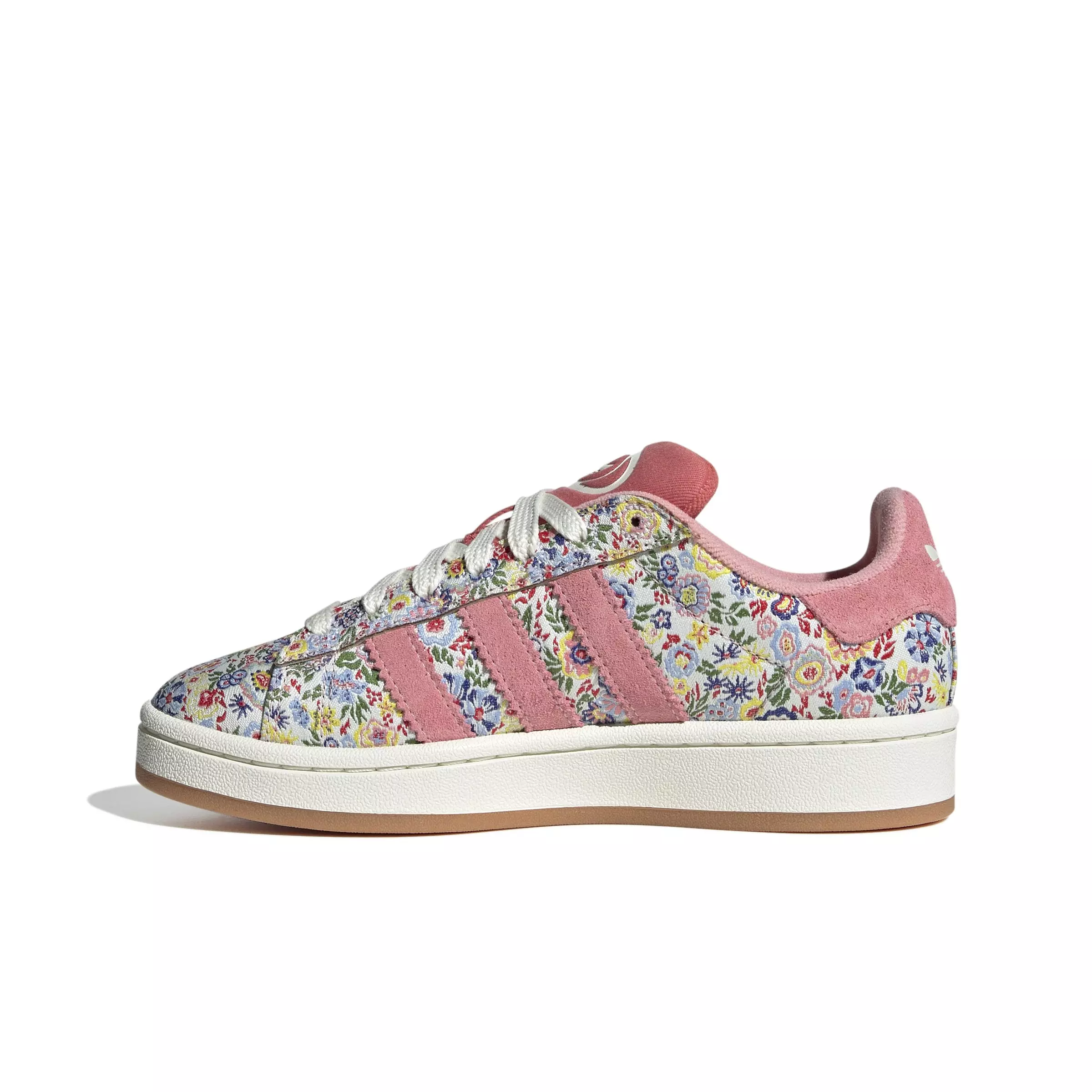 adidas Originals Campus 00s x Liberty London "Off White/Gum 2" Grade School Girls' Shoe - OFF WHITE/GUM