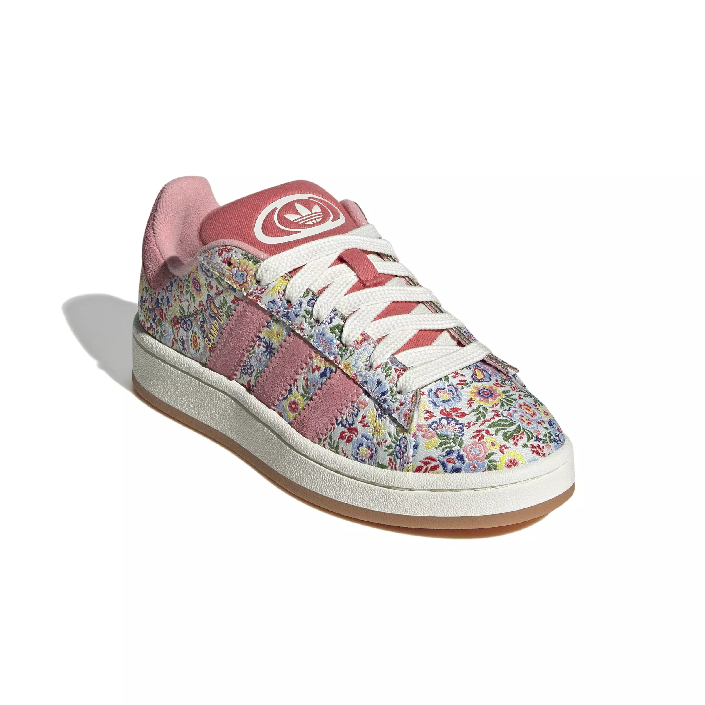 adidas Originals Campus 00s x Liberty London "Off White/Gum 2" Grade School Girls' Shoe - OFF WHITE/GUM